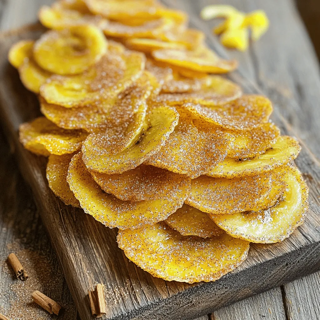 Crispy Cinnamon-Sugar Air Fryer Banana Chips Recipe