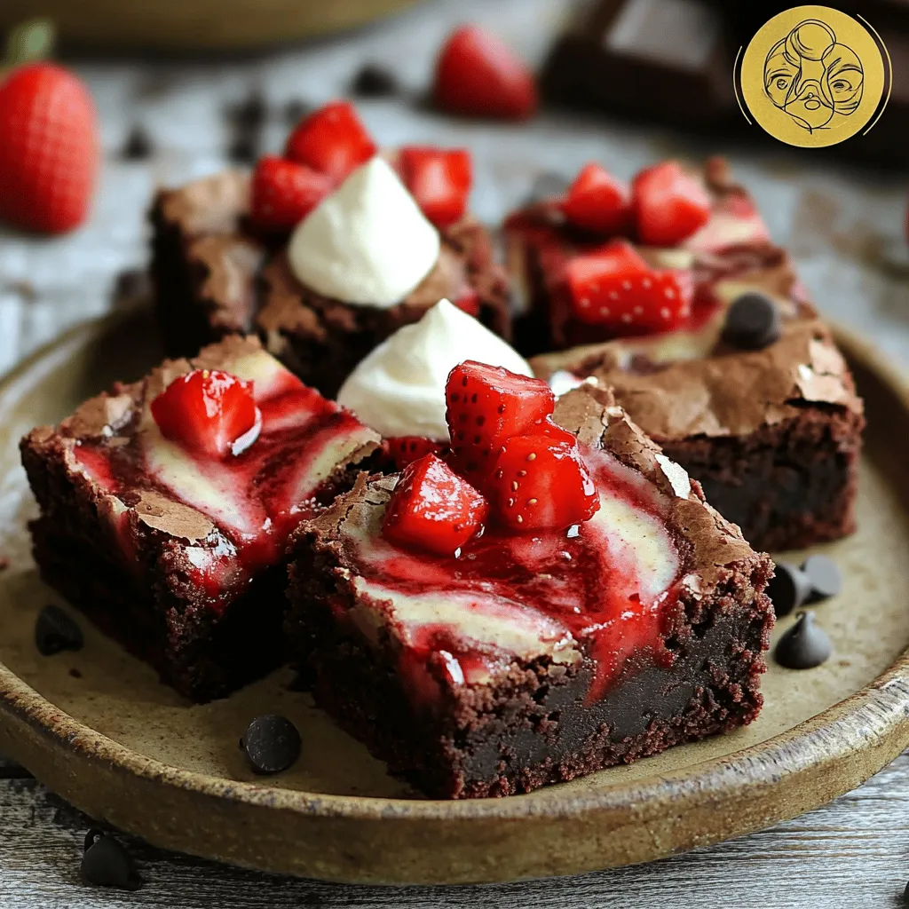 Strawberry Brownies Recipe Simple and Delicious Treat