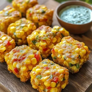 - 2 cups corn kernels (fresh or frozen) - 1/2 cup all-purpose flour - 1/2 cup cornmeal - 1/4 cup shredded pepper jack cheese - 1/4 cup finely chopped red bell pepper - 1/4 cup chopped green onions - 1 fresh jalapeño, finely chopped (seeds removed for less spice) - 1 teaspoon ground cumin - 1 teaspoon chili powder - 1/2 teaspoon baking powder - Salt and pepper to taste - 1/4 cup buttermilk (or regular milk) - Olive oil for frying To make Spicy Mexican Corn Bites, gather these ingredients first. The corn brings sweetness, while the jalapeño adds a kick. You can use fresh corn or frozen corn, depending on what's available. The flour and cornmeal form the base of the bites. Pepper jack cheese gives a creamy texture and some spice. Chop your vegetables finely. This helps them mix well with the batter. The red bell pepper adds color and sweetness. Green onions provide a fresh taste. Ground cumin and chili powder boost the flavor profile. Don't forget the baking powder. It helps the bites puff up while frying. For frying, use olive oil. This gives a nice crispiness. You can also garnish with fresh cilantro and lime wedges for serving. If you want to explore more details, check out the Full Recipe. - In a large mixing bowl, combine the corn kernels, flour, cornmeal, and baking powder. Mix well. - Next, add the shredded pepper jack cheese, chopped red bell pepper, green onions, and jalapeño. Sprinkle in the cumin, chili powder, salt, and pepper. Stir until mixed evenly. - Heat a good amount of olive oil in a skillet over medium heat. You need enough oil to cover the skillet’s bottom. - When the oil is hot, use a spoon to drop spoonfuls of the corn mixture into the skillet. Leave space between each one to flip them easily. - Cook each side for about 3-4 minutes until golden brown. Adjust the heat if needed to avoid burning. - Once cooked, remove the corn bites from the skillet. Place them on paper towels to drain excess oil. - While still hot, season them with a pinch of salt. Enjoy them warm with your favorite dipping sauce. For the complete recipe, visit [Full Recipe]. How can you make Spicy Mexican Corn Bites milder? Start by removing the seeds from the jalapeño. This action cuts down the heat. You can also use a smaller amount of jalapeño in your mix. If you want it even milder, replace the pepper jack cheese with a mild cheese like mozzarella. For those who crave a bolder flavor, try adding more jalapeño or using a spicier cheese. You can also mix in cayenne pepper or diced serrano peppers. These changes will give your bites that extra kick. What is the right batter consistency? Your batter should be thick but not dry. It should easily hold its shape when you scoop it. If it feels too thick, add a little more buttermilk until you achieve the right texture. For crispy edges, make sure your oil is hot enough before adding the batter. A good test is to drop a small spoonful of batter into the oil. If it sizzles right away, you're ready to go. Also, avoid overcrowding the pan. This will keep the oil temperature steady and help the bites crisp up nicely. What are the best dipping sauces to complement these bites? Creamy cilantro lime sauce pairs wonderfully. Its freshness balances the spice. Spicy salsa is another great choice, adding a zesty kick. When it comes to drinks, consider serving them with a cold cerveza, like a light lager or a pale ale. If you prefer non-alcoholic options, a refreshing limeade or sparkling water works well too. These drinks will enhance the flavors of your bites and make for a fun experience. For the full recipe, check out the detailed instructions above! {{image_2}} You can switch up the cheese in this recipe. Try using cheddar or feta cheese instead of pepper jack. Each cheese offers a unique taste. You can also change the vegetables. Zucchini or sweet corn peppers can add different textures. Feel free to experiment with what you have at home. If you want a healthier option, try air frying. It gives you a nice crunch without much oil. Set your air fryer to 375°F and cook for about 10 minutes. Flip halfway through for even crispiness. Baking is another option. Preheat your oven to 400°F. Spread the corn bites on a baking sheet and bake for 20 minutes or until golden brown. You can add spices for a new flavor. Smoked paprika gives a warm taste, while cayenne adds heat. Mixing in proteins is another great way to amp up the dish. Cooked chicken or shrimp can make these bites heartier. You might even try diced chorizo for a spicy kick. Don't hesitate to get creative with flavors! To keep your Spicy Mexican Corn Bites fresh, put them in an airtight container. They should go in the fridge within two hours of cooking. Use parchment paper between layers to avoid sticking. If you want to freeze them, let them cool first. Place them in a freezer-safe bag, removing as much air as possible. This helps prevent freezer burn. To reheat, you can bake or pan-fry them. If baking, preheat your oven to 375°F (190°C). Place the bites on a baking sheet and heat for 10-15 minutes. If pan-frying, use a little olive oil over medium heat. Heat for about 3-5 minutes until warm and crispy again. In the fridge, these bites last about 3-4 days. If frozen, they can last up to 2 months. Always check for signs of spoilage before eating. If they smell off or have a strange color, it’s best to throw them out. Fresh bites should smell sweet and corn-like, with a golden color. You can pair Spicy Mexican Corn Bites with fun dips. Here are some ideas: - Creamy cilantro lime sauce - Spicy salsa - Guacamole - Sour cream with lime These dips enhance the flavor and add a tasty twist. Pair with a refreshing drink like lemonade or a light beer for a great meal. Yes, you can make this recipe gluten-free. Here are some simple swaps: - Use gluten-free all-purpose flour instead of regular flour. - Ensure your cornmeal is gluten-free. These changes keep the taste but make it safe for those with gluten issues. You can prep these bites ahead of time. Here are some tips: - Make the batter and store it in the fridge for up to 2 hours. - Form the bites and freeze them for later use. When ready to cook, just fry them straight from the freezer. This saves time and keeps them fresh. Yes, Spicy Mexican Corn Bites are vegetarian-friendly. The ingredients include: - Corn - Vegetables - Cheese There are no meat products in this recipe, making it a great option for vegetarians. Enjoy these bites without worry! You just learned how to make Spicy Mexican Corn Bites. We covered the key ingredients, step-by-step cooking, and helpful tips. These bites are perfect for snacking or serving at parties. You can easily adjust the spice levels and try different flavors too. Plus, we discussed how to store leftovers properly. Experiment with different ingredients and cooking methods to suit your taste. Enjoy the deliciousness of these bites, and don’t hesitate to share with family and friends!