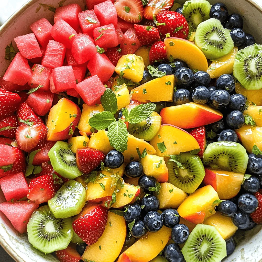 Summer Fruit Salad Refreshing and Healthy Recipe