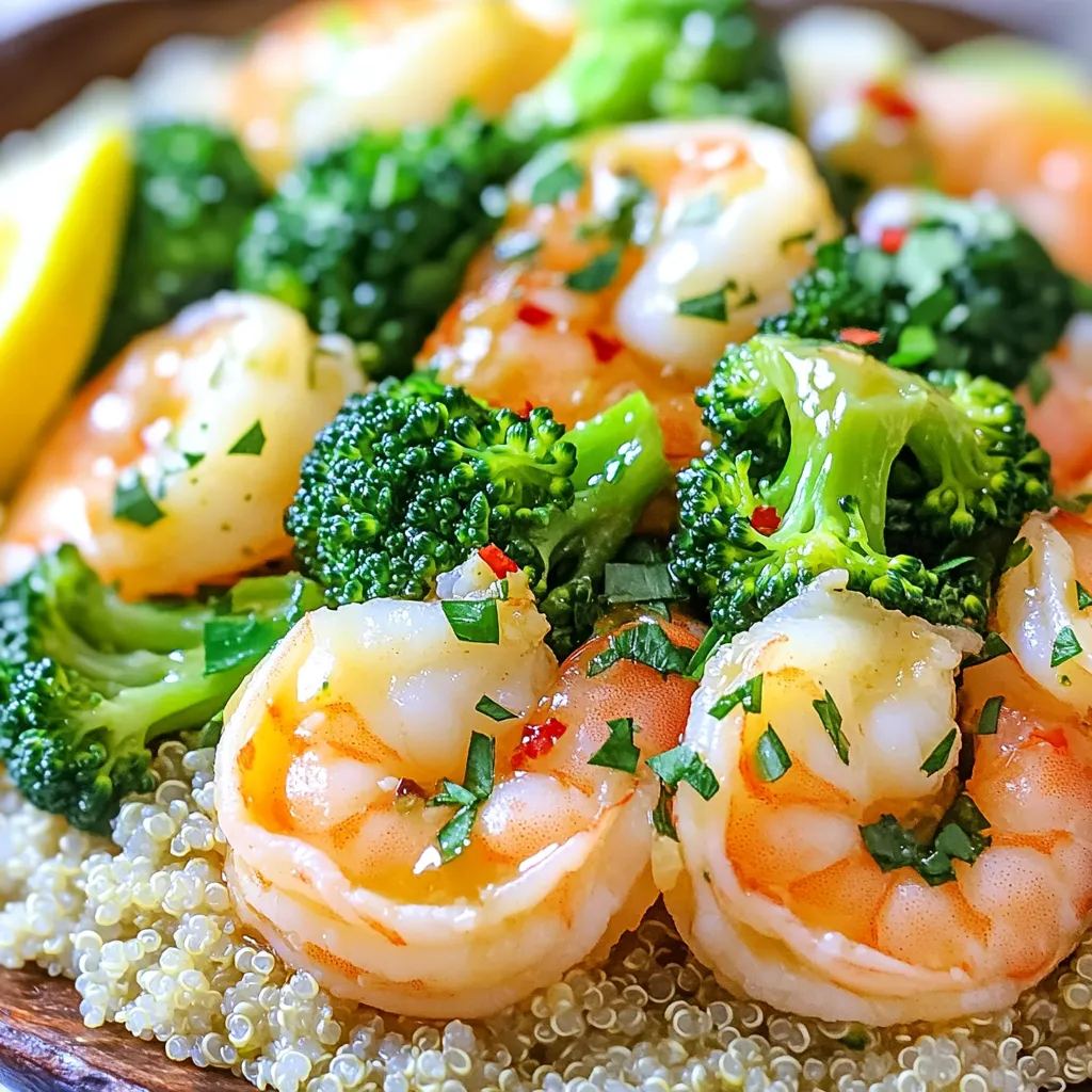 Garlic Butter Shrimp and Broccoli Savory Delight
