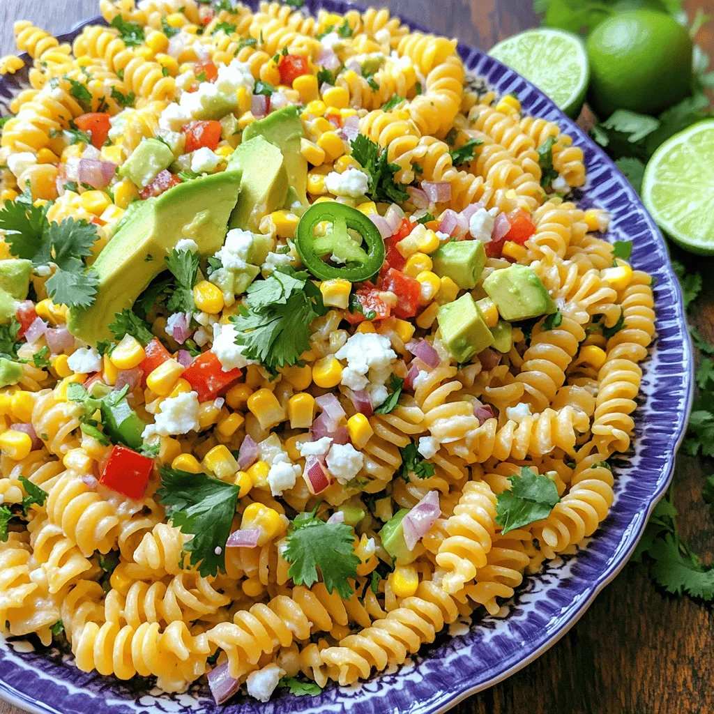 Mexican Street Corn Pasta Salad Flavorful Fresh Dish