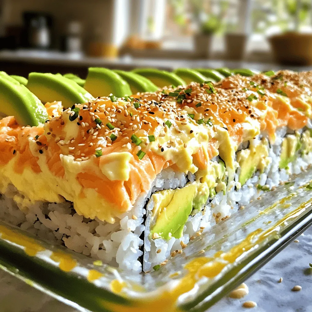 Salmon Sushi Bake Simple and Flavorful Recipe