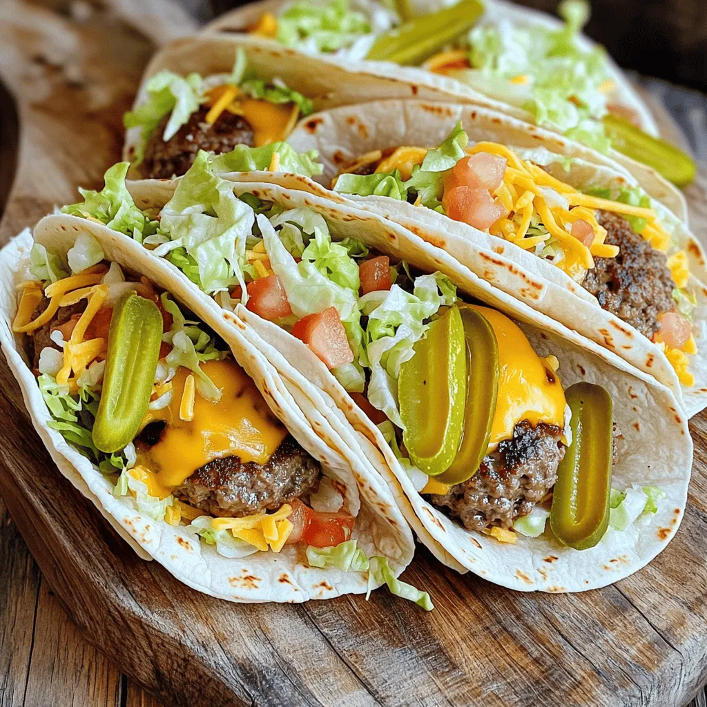 Big Mac Smash Burger Taco Delicious Family Meal Idea