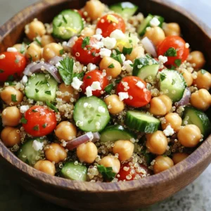 For quick and easy summer meals, you need simple items. Here’s what to gather for a delicious dish: - 1 cup quinoa, rinsed - 2 cups vegetable broth - 1 can (15 oz) chickpeas, drained and rinsed - 1 cup cherry tomatoes, halved - 1 cucumber, diced - 1/4 red onion, finely chopped - 1/4 cup parsley, chopped - 1/4 cup feta cheese, crumbled (optional) - Juice of 2 lemons - 3 tablespoons olive oil - 1 teaspoon cumin - Salt and pepper to taste These ingredients come together quickly. You can whip up a fresh meal in no time. Using fresh ingredients makes a big difference. Look for seasonal produce to brighten your dish. When you choose ripe, local veggies, you get more flavor. Fresh herbs also add a punch. They take your meal from good to great. For instance, parsley gives a nice finish to the quinoa salad. Don’t be afraid to change things up! You can add extra items to suit your taste. Here are some fun options: - Grilled chicken for added protein - Avocado for creaminess - Nuts for crunch These add-ins let you personalize your meal. Mix and match to find what you love. Want to try something unique? Consider adding spicy ingredients for a kick! Explore the [Full Recipe] for more ideas and inspiration. To make Zesty Quinoa and Chickpea Salad, follow these steps closely: 1. Cook the Quinoa: In a medium pot, mix 1 cup of rinsed quinoa with 2 cups of vegetable broth. Bring to a boil. Then, turn the heat down low, cover, and let it simmer for 15 minutes. The quinoa will be fluffy and the broth should be gone. 2. Make the Dressing: In a small bowl, whisk together the juice of 2 lemons, 3 tablespoons of olive oil, 1 teaspoon of cumin, salt, and pepper. 3. Combine Ingredients: In a big bowl, mix the cooked quinoa, 1 can of drained chickpeas, 1 cup of halved cherry tomatoes, 1 diced cucumber, 1/4 chopped red onion, and 1/4 cup of chopped parsley. 4. Dress the Salad: Pour the dressing over the salad. Gently toss everything together. 5. Serve: If you like, sprinkle 1/4 cup of crumbled feta cheese on top before serving. This dish is fresh, tasty, and perfect for summer. You can find the full recipe above. For other summer meals, keep it simple. Here are quick steps for each: - Grilled Peach and Arugula Salad: Grill peach halves until they show marks. Toss arugula with grilled peaches and drizzle with a mix of honey, balsamic vinegar, and olive oil. - Creamy Avocado and Lime Pasta: Cook pasta, then blend ripe avocados, garlic, lime juice, and basil. Mix with pasta and enjoy. - Spicy Cucumber and Mango Salsa: Dice cucumber, mango, red bell pepper, and red onion. Combine with lime juice and cilantro. Let it sit to enhance flavors. To achieve the best texture and flavor in your summer meals: - Choose Fresh Ingredients: Always use fresh, seasonal produce. This makes a big difference in taste. - Don’t Overcook: Be careful not to overcook vegetables. They should stay crisp and vibrant. - Tweak the Seasoning: Taste your dishes as you cook. Adjust salt, pepper, and spices to suit your palate. - Let Flavors Blend: Allow salads and salsas to rest for a few minutes after mixing. This helps the flavors come together. These tips can help elevate your summer meals, making them more delightful. Enjoy your cooking journey! To make summer cooking easy, I focus on quick methods. Grilling adds great flavor. It also cooks meals fast. Roasting vegetables brings out their natural sweetness. Steaming keeps them bright and crisp. These techniques work well with fresh ingredients. Adding herbs and spices can change a dish. Fresh herbs like basil or cilantro bring brightness. A splash of citrus, like lemon or lime, adds zest. Consider using flavored oils, such as garlic or chili oil, for extra depth. Don't forget to season with salt and pepper to taste. Meal prep can save time during the week. Cook grains like quinoa or rice in advance. Chop veggies and store them in the fridge. Make dressings ahead, too. You can mix them right before serving. This way, you can quickly assemble meals without stress. For a refreshing dish, try the Zesty Quinoa and Chickpea Salad [Full Recipe]. {{image_2}} You can easily adjust the ingredients to fit many diets. If you want a vegan option, swap the feta cheese in the Zesty Quinoa and Chickpea Salad for avocado. This keeps it creamy and adds healthy fats. For a gluten-free meal, use quinoa or rice pasta instead of regular pasta in the Creamy Avocado and Lime Pasta. These swaps let you enjoy great meals while staying true to your diet. Adding unique flavors can make classic dishes exciting. In the Grilled Peach and Arugula Salad, try using burrata cheese instead of goat cheese. It adds a rich, creamy texture that pairs well with the grilled peaches. For the Spicy Cucumber and Mango Salsa, toss in some diced pineapple for an extra sweet twist. This fruit addition brings a new level of freshness to the salsa. You can swap traditional ingredients for healthier options. For example, use whole wheat pasta in the Creamy Avocado and Lime Pasta. This adds fiber and helps you feel full longer. Instead of using regular olive oil, try extra virgin olive oil for a richer flavor in any salad dressing. It also provides more healthy fats. Making these simple changes can boost the health factor of your meals without losing taste. Storing leftovers correctly keeps your meals fresh and safe. First, let the food cool down to room temperature. This step helps avoid condensation in your storage containers. I like to use airtight containers to keep moisture in and air out. Label each container with the date, so you know when to eat it. Most summer meals stay good for three to four days in the fridge. To keep summer meals fresh, store them in the fridge right after cooking. Avoid leaving food out for more than two hours. If you plan to eat a meal later, separate it into smaller portions. This method cools the food faster and helps it stay fresh longer. Use fresh herbs or citrus zest before serving to brighten up flavors. Freezing is a great way to save meals for future use. Choose meals that freeze well, like soups or stews. Cool the food completely before putting it in freezer bags. Squeeze out as much air as possible to prevent freezer burn. Label the bags with the meal name and date. Most meals last up to three months in the freezer. When you're ready to eat, thaw in the fridge overnight before reheating. For a great summer meal, try the Zesty Quinoa and Chickpea Salad. This dish is not only fresh but also easy to store. Enjoy every bite! [Full Recipe] You can easily make these meals vegan by swapping out animal products. For instance, in the Zesty Quinoa and Chickpea Salad, leave out the feta cheese. Use a vegan cheese alternative or just skip it. For the Creamy Avocado and Lime Pasta, you can omit the Parmesan cheese or switch to a plant-based version. When using meat, replace it with tofu, tempeh, or legumes. Incorporate more vegetables to keep the dish hearty and satisfying. Always check sauces for hidden animal products like fish sauce or dairy. Side dishes can add variety to your meal. Here are some simple options: - Garlic bread pairs well with pasta dishes. - A light green salad complements any main dish. - Grilled veggies are great alongside any protein. - Roasted potatoes or sweet potatoes offer a nice contrast in texture. - Fresh fruit salads provide a sweet finish. These sides are quick to prepare and will enhance your dining experience. Yes, you can prepare these meals ahead of time. Many of these dishes taste even better after sitting for a while, as flavors meld together. - Zesty Quinoa and Chickpea Salad can be made a day in advance. Store it in the fridge, and add dressing just before serving. - Grilled Peach and Arugula Salad can have the peaches grilled ahead of time. Toss together right before serving for freshness. - Creamy Avocado and Lime Pasta is best made fresh, but you can prepare the sauce ahead. Just mix it with hot pasta when you are ready to serve. Being organized helps you enjoy your summer meals more. In this post, we covered tasty ingredients for your summer meals. You learned how to choose fresh items, follow simple steps, and customize recipes. I also shared key tips for cooking and storing food. Remember, you can mix and match ingredients to fit your taste and dietary needs. With these skills, you can enjoy fresh, fun meals all summer long. Now, get cooking and enjoy wholesome flavors!