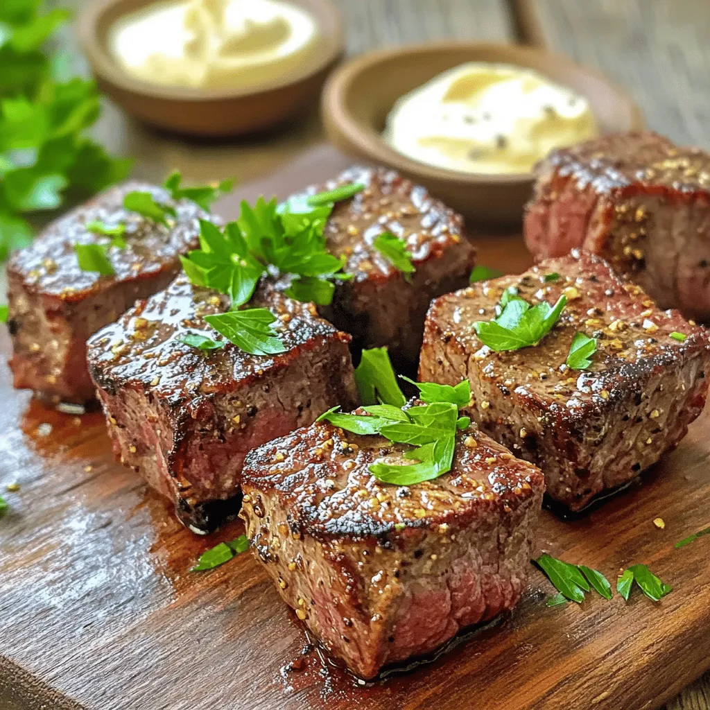 Air Fryer Steak Bites Flavorful and Easy Recipe