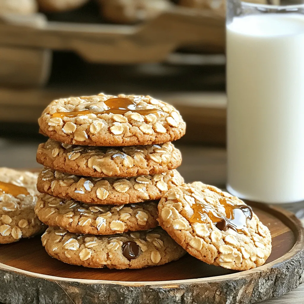 - 1 cup natural peanut butter (smooth or crunchy) - 1 cup rolled oats - 1/3 cup honey or maple syrup - 1 teaspoon baking soda - 1/2 cup chocolate chips (optional) You can swap the peanut butter for almond butter or sunflower seed butter. These options work well for nut-free diets. For sweeteners, you can use agave syrup or date syrup instead of honey or maple syrup. If you need gluten-free oats, look for certified gluten-free rolled oats. They offer the same great taste and texture. These substitutions help make the recipe more flexible and suitable for different diets. For the full recipe, you can check the detailed instructions provided earlier. 1. Preheat the oven and prepare the baking sheet. Start by setting your oven to 350°F (175°C). While it heats, grab a baking sheet and line it with parchment paper. This step keeps your cookies from sticking and makes cleanup easy. 2. Mix the dry and wet ingredients properly. In a mixing bowl, add the natural peanut butter, rolled oats, honey or maple syrup, and baking soda. Use a sturdy spoon or spatula to blend everything well. You want a thick dough that sticks together nicely. 3. How to fold in chocolate chips. If you want a sweet twist, add chocolate chips to your dough. Gently fold them in with your spatula. Be careful not to break the chips. This extra step brings a delightful surprise in each bite. 1. Proper spacing on the baking sheet. Using a tablespoon, scoop the dough and place it on the prepared baking sheet. Leave a few inches of space between each scoop. This space allows the cookies to spread as they bake. 2. Techniques for flattening the cookies. To shape your cookies, use the back of a fork. Press down slightly on each cookie. You can make a crisscross pattern if you like. This not only flattens but also gives a nice look. 3. Suggested baking time and temperature. Bake your cookies for about 10 to 12 minutes. Keep an eye on them until the edges turn golden brown. Once done, take them out and let them cool for 5 minutes on the baking sheet. After that, transfer them to a wire rack to cool completely. For full details, check out the Full Recipe. Enjoy your homemade 5-Ingredient Peanut Butter Oatmeal Cookies! To avoid dry or crumbly cookies, it is key to measure your peanut butter and oats carefully. If the dough feels too dry, add a splash of water or a bit more honey. This keeps the cookies moist. You can adjust the thickness of the dough by adding more oats if you want a thicker cookie. For a thinner cookie, press the dough down more before baking. This will help create that perfect texture you crave. For presentation, stack the cookies on a colorful plate. You can add a sprinkle of sea salt on top for a nice touch. Serve them with a glass of cold milk or hot coffee. The milk will balance the sweetness. Try pairing these cookies with a scoop of vanilla ice cream for a fun dessert. They also go well with a warm cup of tea. Enjoy the mix of flavors and textures! {{image_2}} You can make these cookies even more fun. Try adding nuts or dried fruits. Chopped walnuts or almonds give a nice crunch. Dried cranberries or raisins add a sweet touch. You can also try different sweeteners. Maple syrup tastes great, but agave is a good choice too. For a warm kick, add a pinch of cinnamon or nutmeg. They can change the flavor and make cookies special. Want to make these cookies vegan? Simply use maple syrup instead of honey. You can also swap regular peanut butter for a nut-free version. Sunflower seed butter works well. If you are counting carbs, use a sugar-free sweetener. Look for options like erythritol or monk fruit. These swaps keep the cookies tasty while fitting your diet. To keep your cookies fresh, store them in an airtight container. This keeps moisture out and flavor in. You can place a slice of bread in the container. This helps keep cookies soft. If you want to save cookies for later, freezing is a great option. Wrap each cookie in plastic wrap or foil. Then, place them in a freezer-safe bag. This way, you can enjoy them months later. At room temperature, these cookies last about one week. Keep them in a cool, dry place. If you store them in the fridge, they can last for up to two weeks. The cool temperature helps keep them fresh. Just remember, refrigeration can change the cookie's texture. They may become a bit firmer, but still tasty! For the full recipe, check out the complete instructions above. Can I make these cookies without eggs? Yes, you can make these cookies without eggs. The peanut butter and oats hold the dough together. How can I make these cookies gluten-free? To make these cookies gluten-free, use certified gluten-free rolled oats. This ensures no cross-contamination occurs. What can I substitute for honey or maple syrup? You can use agave nectar or brown rice syrup as alternatives. Both will add sweetness without changing the taste much. How do I know when my cookies are done? Your cookies are done when the edges turn golden brown. The center may look soft, but they will firm up as they cool. Can I double the recipe? Absolutely! Doubling the recipe is easy. Just mix the ingredients in a larger bowl to make more cookies. What is the best way to reheat leftover cookies? To reheat cookies, place them in a microwave for 10-15 seconds. This will make them warm and soft again. For the full recipe, check out the Easy 5-Ingredient Peanut Butter Oatmeal Cookies. Now you know how to make tasty peanut butter cookies. We covered the key ingredients, easy steps, and clever tips. You learned about fun variations and smart storage to keep them fresh. Baking can be simple and enjoyable. Experiment with flavors and enjoy your cookies any way you like! Happy baking!