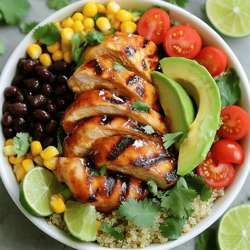 Honey Chipotle Chicken Bowls Flavorful and Easy Meal