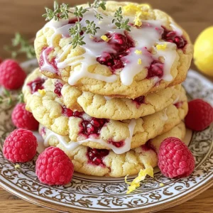 - 1 cup unsalted butter, softened - 1 cup granulated sugar - 1 large egg - 1 teaspoon vanilla extract - Zest of 1 lemon - 2 cups all-purpose flour - 1 teaspoon baking powder - ½ teaspoon baking soda - ½ teaspoon salt - 1 cup fresh raspberries (or frozen, thawed and drained) These ingredients are key to making soft and tasty raspberry lemon cookies. The butter gives them a rich base. Granulated sugar adds sweetness, while the egg helps bind everything. Fresh raspberries bring a burst of flavor. Lemon zest adds a bright, fresh taste that lifts the cookies. - ½ cup powdered sugar (for icing) - 2 tablespoons lemon juice (for icing) - Additional flavorings You can add a drizzle of icing to make the cookies even better. The icing uses powdered sugar and lemon juice. This adds a sweet and tangy touch. Feel free to get creative with other flavorings if you'd like. You can mix in different extracts or spices to make them your own. To see the full recipe, check out the details above. 1. First, preheat your oven to 350°F (175°C). This helps the cookies bake evenly. 2. Next, line a baking sheet with parchment paper. This makes it easy to remove the cookies later. 3. In a mixing bowl, cream the softened butter and granulated sugar together. Mix for about 3-4 minutes until it’s light and fluffy. This step adds air, making the cookies soft. 1. Add the large egg, vanilla extract, and lemon zest to your butter mixture. Mix until everything blends well. 2. In another bowl, whisk together the all-purpose flour, baking powder, baking soda, and salt. 3. Gradually mix the dry ingredients into the wet ingredients. Stir until just combined; don't overmix. 4. Now, gently fold in the fresh raspberries. Be careful not to crush them too much. The dough will be thick but soft. 1. Use a tablespoon to drop dough onto the prepared baking sheet. Space them about 2 inches apart. 2. Bake your cookies for 12-15 minutes. The edges should look golden, and the centers should be set. They may seem a bit soft; that’s normal! They will firm up as they cool. 3. Allow the cookies to cool on the baking sheet for 5 minutes. Then, transfer them to a wire rack to cool completely. For the full recipe, check the detailed steps above. Enjoy your baking! To get the right texture, use softened butter. This helps the cookies become fluffy. Cream the butter and sugar for about 3-4 minutes. This makes a light and airy base. Bake at 350°F (175°C) for 12-15 minutes. The edges should be golden, while the centers stay soft. Drizzling the icing is easy! Use a spoon or a small bottle for control. Start in the center and let it flow outward. For a fun look, sprinkle fresh raspberries or lemon zest on top after icing. This adds color and flavor. If your cookies spread too much, check the butter. It should be softened, not melted. Chill the dough for 30 minutes before baking. This helps keep their shape. If your cookies turn out dry or dense, try adding a bit more butter or lemon juice. This will add moisture and flavor. {{image_2}} You can change the fruit in these cookies. Try using blueberries or cranberries for a new twist. Each fruit brings its own taste and color. You can also add zest from other citrus fruits like limes or oranges. This will give your cookies a fresh, bright flavor. Mixing these fruits with the lemon zest creates a fun blend. Experiment and find your favorite mix! If you need a gluten-free option, you can swap all-purpose flour for gluten-free flour. There are many good blends available. Just make sure to check the package for the right ratio. You can also use alternative sweeteners like honey or agave syrup. These will change the taste and texture a bit, but they work well in this recipe. How you serve these cookies can make a big difference. You might try different icing styles. Drizzle the icing in zigzags or use a simple glaze for a shiny finish. You can also stack the cookies on a decorative plate. Adding fresh raspberries or a sprinkle of lemon zest on top looks nice and adds a flavor boost. Use your creativity to make them look great! To keep your Raspberry Lemon Cookies fresh, store them in a cool, dry place. Use an airtight container to seal in the moisture. This helps cookies stay soft and tasty. You can stack them in layers with parchment paper in between to avoid sticking. You can freeze these cookies for later. To freeze, place them in a single layer on a baking sheet. Once frozen, move them to a freezer bag or airtight container. Make sure to label the bag with the date. They can last up to three months in the freezer. To thaw, just leave them at room temperature for about an hour. You can also warm them in the oven for a few minutes. This brings back the fresh-baked taste. If you want to enjoy them later, you can follow the Full Recipe for more tips on making these cookies perfect each time! How do I know when the cookies are done baking? You can tell when the cookies are done by checking the edges. They should be golden brown. The centers may look a bit soft, but that’s okay. They will set as they cool. If the edges are firm and the center is slightly puffy, your cookies are ready! Can I use frozen raspberries in the recipe? Yes, you can use frozen raspberries! Just make sure to thaw and drain them first. This helps prevent excess moisture in your dough. If you add them frozen, they may break apart and make your cookies wet. What can I substitute for butter in this recipe? If you want a dairy-free option, you can use coconut oil or vegan butter. Both work well in this recipe. Just ensure they are softened before mixing for best results. How long do Raspberry Lemon Cookies last? Raspberry Lemon Cookies can last about one week at room temperature. Store them in an airtight container to keep them fresh. You can also freeze them for up to three months if you want to save some for later. Just make sure they cool completely before freezing! Raspberry Lemon Cookies are fun to make and delicious to eat. We’ve covered the key ingredients, steps to bake them, and tips for success. I showed you how to vary flavors and store cookies for later. Remember, baking is about experimenting. Don’t hesitate to try new fruits or sweeteners. With practice, you’ll master the art of cookie-making. Enjoy each bite of your sweet creations!