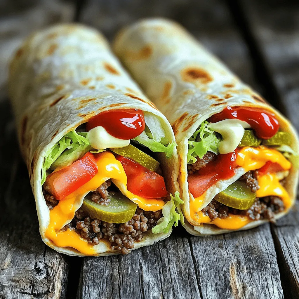 Big Mac Wraps Flavorful Twist on a Classic Meal