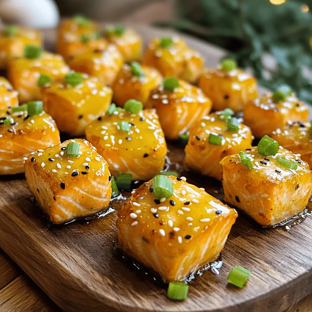 Cozy Winter Dinners: Tasty Honey Garlic Salmon Bites