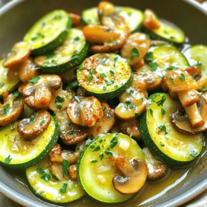 Cooking with fresh ingredients makes a big difference. Here’s what you need for this tasty dish: - 2 medium zucchinis, sliced into half-moons - 1 cup mushrooms, sliced (white or cremini) - 1 small onion, finely chopped - 2 cloves garlic, minced These main ingredients create a lovely flavor base. Zucchini adds a nice crunch, while mushrooms give a rich taste. - 2 tablespoons olive oil - 1 teaspoon dried thyme - 1 teaspoon smoked paprika - Salt and pepper to taste Olive oil helps the veggies cook evenly. Thyme and smoked paprika add depth to the dish. Don't forget to add salt and pepper for some extra flavor. - Fresh parsley, chopped (for garnish) - 1/4 cup grated Parmesan cheese (optional) Garnish with fresh parsley for color. If you want a cheesy touch, add Parmesan cheese. It melts beautifully and enhances the dish's richness. For the full recipe, check out the details above and get cooking! 1. Heat 2 tablespoons of olive oil in a large skillet over medium heat. The oil should shimmer but not smoke. 2. Add 1 small onion, finely chopped. Sauté for about 3-4 minutes. You want the onion to turn translucent and soft. 3. Next, stir in 2 cloves of minced garlic. Cook for just 30 seconds. Be careful not to let it burn, as burnt garlic can taste bitter. 4. Now, add 1 cup of sliced mushrooms to the skillet. Cook for about 5 minutes until the mushrooms start to soften. They should release some moisture and become tender. 5. It's time to mix in the main star—2 medium zucchinis sliced into half-moons. Add 1 teaspoon of dried thyme, 1 teaspoon of smoked paprika, salt, and pepper to taste. Stir everything together well. 6. Cook for an additional 7-10 minutes, stirring occasionally. The zucchinis should be tender yet still hold their shape. 7. If you like cheese, sprinkle 1/4 cup of grated Parmesan cheese over the top during the last minute of cooking. Cover the skillet briefly to let the cheese melt. 8. Remove from heat, garnish with fresh parsley, and serve warm. Delight in this simple yet flavorful dish! For the complete recipe, check the Full Recipe section. Sautéing is key for great flavor. Use medium heat to avoid burning. Heat the olive oil until it shimmers. Start with the onion and let it soften. This takes about 3-4 minutes. Next, add minced garlic for a fragrant boost. Cook it for only 30 seconds. Then, add mushrooms. Stir them for about 5 minutes until they soften. Finally, toss in the zucchini. Cook until tender, but still firm. This should take about 7-10 minutes. You can switch out veggies based on what you have. Bell peppers or spinach work great. Don’t be afraid to try new flavors. Fresh herbs like basil or oregano can add a nice twist. You can also change the spices. If you like heat, try adding red pepper flakes. This dish pairs well with proteins. Grilled chicken or fish complements the veggies nicely. You could also serve it with quinoa or rice for a full meal. For a light meal, enjoy it alongside a fresh salad. The bright flavors of the zucchini and mushrooms will shine in any meal. Check out the Full Recipe for more inspiration! {{image_2}} You can make skillet zucchini and mushrooms even better by adding bell peppers. Bell peppers add a sweet crunch that pairs well with zucchini. Try using red, yellow, or orange bell peppers for a pop of color. You can also use different types of mushrooms. Instead of white mushrooms, try cremini or shiitake. Each type brings its own unique flavor. Mixing mushrooms can create a rich taste that you will love. To add more flavor, try different herbs. Basil, oregano, or rosemary can change the taste. Fresh herbs can add brightness and depth to your dish. You can also incorporate sauces. A splash of soy sauce or balsamic vinegar can enhance the taste. These sauces add a savory or tangy note, making the dish even more exciting. If you're looking for low-carb options, substitute zucchinis with cauliflower. Cauliflower gives a similar texture while keeping carbs low. For vegan modifications, skip the Parmesan cheese. You can use nutritional yeast instead. It adds a cheesy flavor without any dairy. For the full recipe, visit [Full Recipe]. To store your skillet zucchini and mushrooms, let them cool first. Place leftovers in an airtight container. This will keep them fresh for up to three days in the fridge. Make sure to label the container with the date. This helps you track freshness. You can freeze cooked zucchini and mushrooms, but they may change texture. To freeze, cool the dish completely, then place it in a freezer-safe bag. Squeeze out as much air as possible. This helps prevent freezer burn. They can stay good for up to three months. When you're ready to eat, thaw in the fridge overnight. Reheat in the skillet over medium heat until warmed through. For easy meal prep, slice your zucchini and mushrooms ahead of time. Store them in separate containers in the fridge. This makes cooking quick and simple. You can also pre-chop onions and garlic. If you want a ready-to-cook solution, mix all ingredients in a bowl. Cover and store in the fridge for up to two days. When you're ready, just heat the skillet and cook! For the full recipe, you can refer to the earlier section. To make this dish healthier, you can start by reducing the oil. Instead of two tablespoons, try using just one. This cut helps lower the fat while still keeping flavor. You can also increase the vegetable quantity. Add more zucchini, mushrooms, or even bell peppers. This adds fiber and nutrients without extra calories. Yes, you can! Frozen vegetables can work in this recipe. However, be aware that they may not taste as fresh. The texture can also be softer than fresh veggies. If using frozen, cook them a bit longer. Make sure they are heated through and tender. You can pair Skillet Zucchini and Mushrooms with many dishes. Grilled chicken or fish makes a great main dish. For a vegetarian option, try serving it with quinoa or rice. Adding a light salad on the side can balance your meal nicely. Mix greens with a simple vinaigrette for a fresh touch. This adds color and flavor to your plate. Skillet zucchini and mushrooms are easy to make. We covered the main ingredients, like zucchini and mushrooms, along with seasonings such as thyme and paprika. I shared tips for perfect cooking and variations to keep it interesting. You can also store leftovers in the fridge or freeze them. This dish is healthy, filling, and versatile. You can pair it with many proteins or grains. Enjoy making it your own each time!