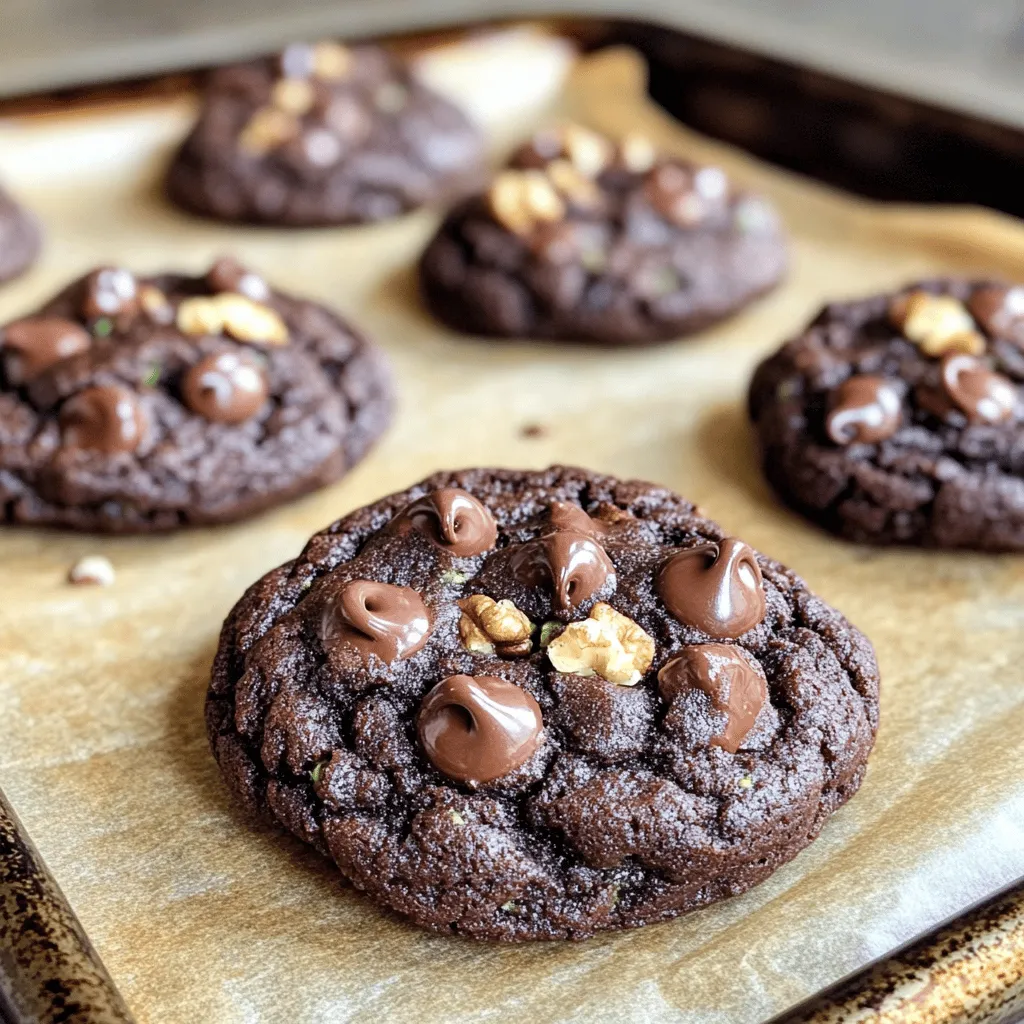 Chocolate Zucchini Cookies Simple and Tasty Delight