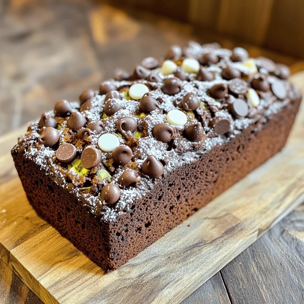 Triple Chocolate Chip Zucchini Bread Delightful Recipe