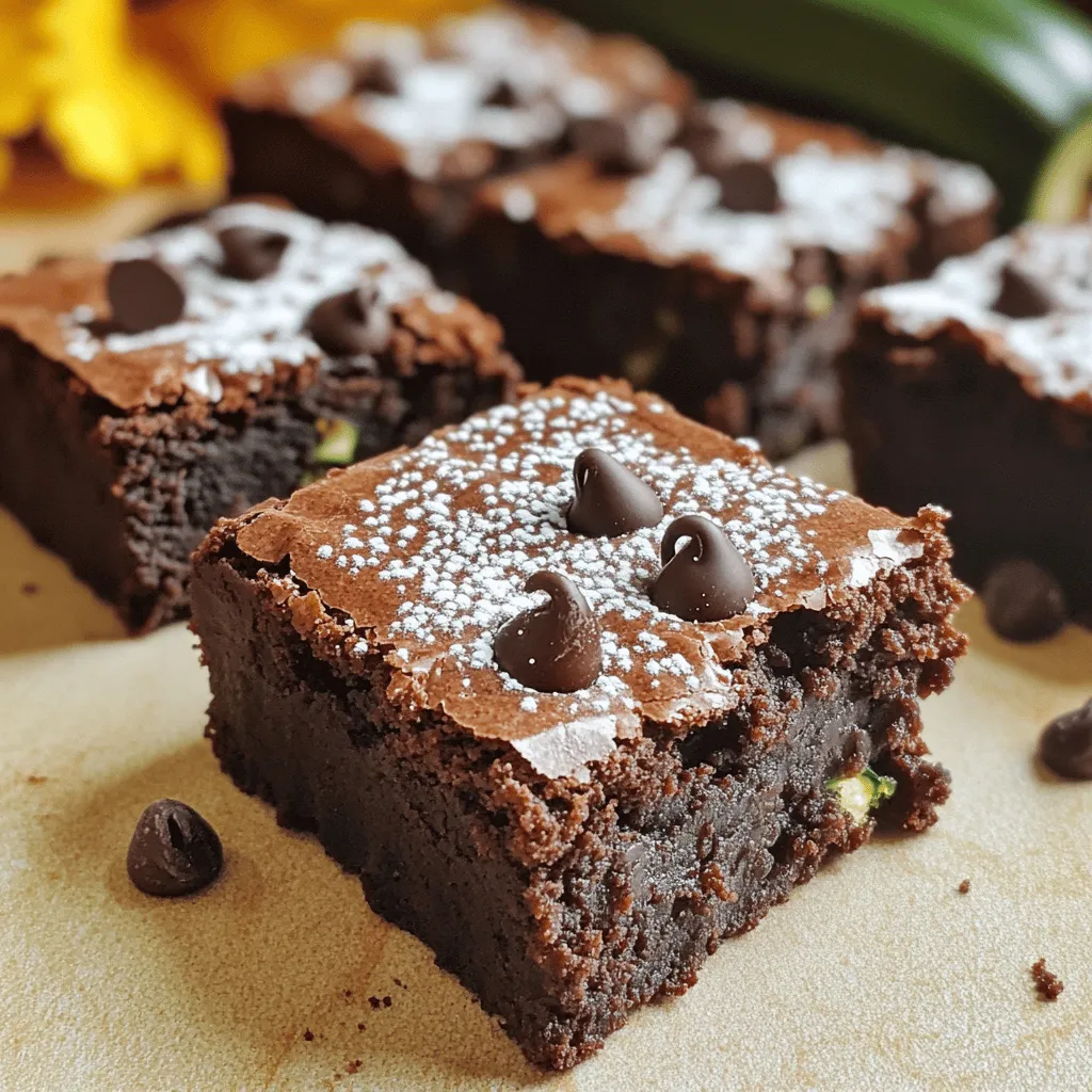 Zucchini Brownies Delightful and Fudgy Treat