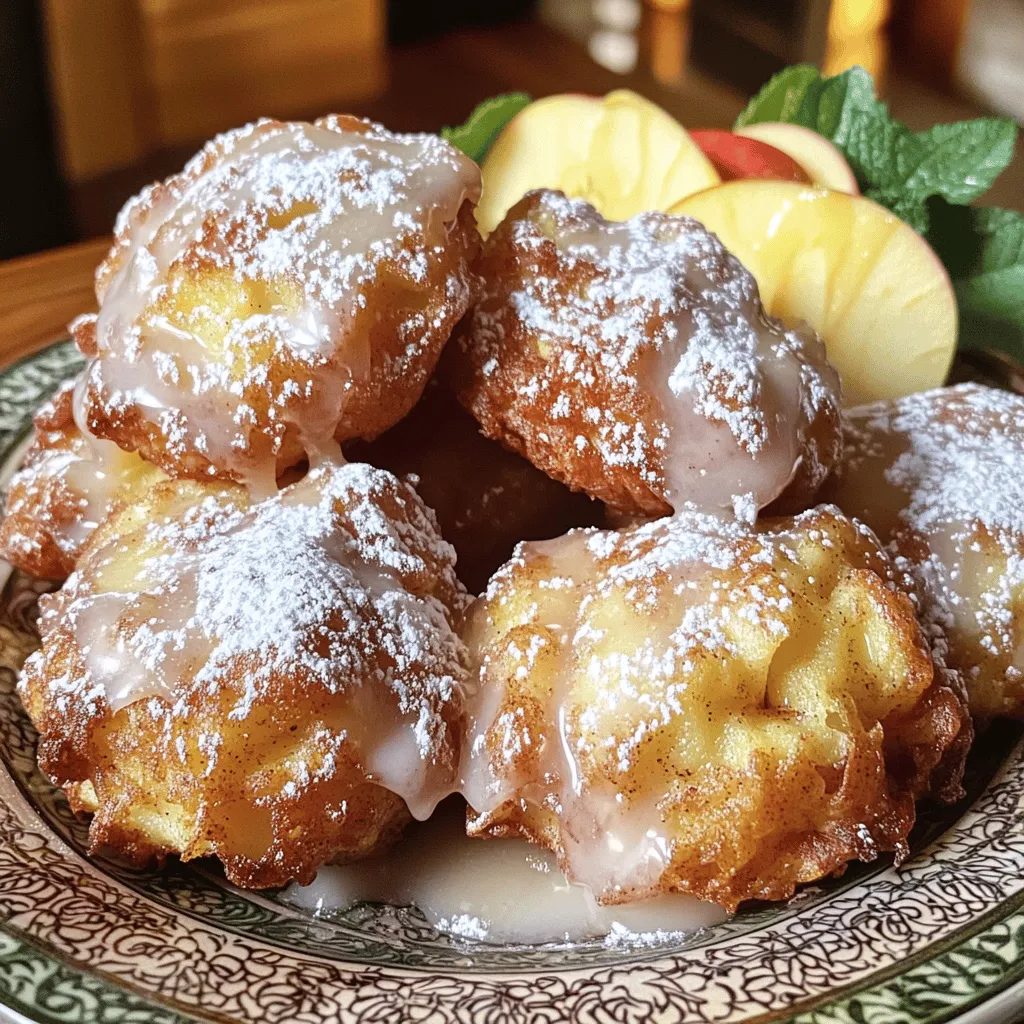 Baked Apple Fritters Comforting and Tasty Snack