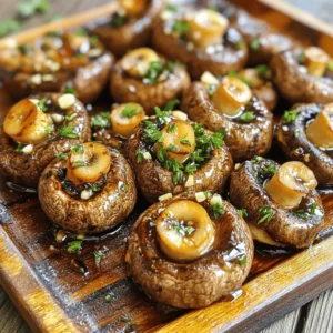 - 500g fresh button mushrooms, cleaned and stems trimmed - 4 cloves garlic, minced - 3 tablespoons olive oil - 1 tablespoon balsamic vinegar - 1 tablespoon fresh thyme leaves (or 1 teaspoon dried thyme) - Salt and pepper to taste - 1 tablespoon fresh parsley, chopped (for garnish) You can swap button mushrooms for cremini or portobello mushrooms. They add a deeper flavor. For oils, try avocado or sesame oil for unique tastes. If you lack fresh thyme, use oregano or basil as alternatives. These herbs change the dish while still keeping it delicious. If you want a twist, let your creativity flow! Use different mushrooms to find your favorite. Experiment with oils and herbs to make this dish your own. Use these options to keep it fresh and exciting. For the full recipe, check the instructions above. Start by cleaning your mushrooms. I rinse them gently under cold water. This removes dirt without soaking them. Next, trim the stems. Use a sharp knife to cut them off. Make sure the mushrooms are ready for cooking. Now, let’s prepare the garlic and herbs. Mince four cloves of garlic. The smaller the pieces, the better the flavor. Next, grab your fresh thyme. If you use dried thyme, a teaspoon will do. Chop it finely and mix it with the garlic. Preheat a grill pan or skillet over medium-high heat. You want it hot for the best grill marks. While that heats up, take a mixing bowl. Combine the cleaned mushrooms, minced garlic, olive oil, balsamic vinegar, thyme, salt, and pepper. Toss gently to coat each mushroom. This will ensure even flavor. Once the pan is hot, add the mushrooms in a single layer. Sauté for 4 to 5 minutes on each side. They should turn golden brown. Stir them occasionally to avoid burning. The mushrooms will become tender and juicy. To know when your mushrooms are done, check their color. They should be golden brown and soft. If they look good, it’s time to plate them. Transfer the mushrooms to a serving dish. For a nice touch, garnish with freshly chopped parsley. This adds color and flavor to your dish. For the full recipe, see the section above. Enjoy your sautéed grilled garlic mushrooms! To get great grill marks on your mushrooms, heat your grill pan well. A hot pan gives the mushrooms a nice sear. Place the mushrooms in one layer; this helps them cook evenly. Don’t overcrowd the pan, or they will steam instead of grill. When it comes to garlic, it can burn easily. To avoid burnt garlic, add it to the mushrooms halfway through cooking. This way, it gets soft and fragrant without turning bitter. You can boost the flavor of your sautéed grilled garlic mushrooms by adding a pinch of red pepper flakes. This adds a nice kick. You might also try herbs like rosemary or oregano for a different taste. For deeper flavor, marinate the mushrooms for 30 minutes before cooking. Use olive oil, balsamic vinegar, and your choice of herbs. This step infuses them with flavor and makes them extra tasty. These mushrooms pair well with many side dishes. Try serving them with a fresh salad or some crusty bread. They also complement grilled meats perfectly. For beverages, a crisp white wine like Sauvignon Blanc works beautifully. You could also try a light beer or sparkling water with lemon. The flavors blend well and make for a delightful meal. For the complete preparation, check out the Full Recipe. {{image_2}} To make this dish vegan, skip the balsamic vinegar if it has non-vegan ingredients. You can use a different vinegar, like apple cider vinegar. This will keep the flavor fresh. You can also add other veggies. Bell peppers and zucchini work well. Slice them thin and toss them in with the mushrooms. This adds color and crunch. If you love heat, add chili flakes to the mix. Start with a pinch and taste as you go. If you want more spice, add fresh sliced jalapeños. For a tangy twist, squeeze some fresh lemon juice over the mushrooms. This brightens the dish and pairs well with garlic. To elevate your dish, try adding cheese. Feta or goat cheese crumbles can create a rich flavor. Just sprinkle it on right before serving. Another way to make it fancy is by infusing truffle oil. Drizzle a little over the mushrooms after cooking. This adds a luxurious touch that will impress your guests. For the full recipe, check out the main article. Store leftover sautéed grilled garlic mushrooms in airtight containers. Glass or plastic containers work best. Make sure the mushrooms cool down before sealing the lid. They last about 3 to 5 days in the fridge. To reheat, use a skillet over low heat. Add a splash of olive oil to keep them moist. Stir gently to keep the flavor rich. You can also microwave them in short bursts. Check every 30 seconds to avoid overcooking. Yes, you can freeze sautéed grilled garlic mushrooms. First, let them cool completely. Then, place them in freezer-safe bags. Remove as much air as possible to prevent freezer burn. When ready to eat, thaw them overnight in the fridge. Reheat on the stove for the best texture. Can I use other types of mushrooms for this recipe? Yes, you can! While button mushrooms are great, feel free to try portobello, shiitake, or cremini mushrooms. Each type has its own flavor and texture. Mixing different mushrooms can add depth to your dish. Are sautéed grilled garlic mushrooms healthy? Absolutely! These mushrooms are low in calories and high in nutrients. They provide fiber, vitamins, and minerals. The olive oil adds healthy fats. Enjoying this dish can be part of a balanced diet. What can I serve with sautéed grilled garlic mushrooms? These mushrooms pair well with many dishes. Serve them as a side with grilled meats or on a bed of pasta. They also work great in salads or as a topping on toast. How long do I need to cook mushrooms on the grill? Cook the mushrooms for about 4 to 5 minutes on each side. Look for a golden brown color and a tender texture. Stir them occasionally to avoid burning. Can I prepare these mushrooms ahead of time? Yes, you can prep the mushrooms and marinate them in the fridge. Just store them in an airtight container for up to a day. Cook them right before serving for the best taste. What is the best way to clean mushrooms? Gently wipe mushrooms with a damp cloth or paper towel. Avoid soaking them in water. This keeps them from getting soggy. Trim off any tough stems before cooking. How can I make this recipe gluten-free? This recipe is naturally gluten-free! Just ensure that the balsamic vinegar you use is gluten-free. Most brands are safe, but check the label to be sure. Enjoy your tasty dish without worry! In this blog post, we explored a delicious grilled garlic mushroom recipe. You learned about key ingredients and helpful substitutions. I shared clear steps for preparation and cooking, plus tips for great flavor. We discussed variations for different diets and fun serving ideas. Finally, I provided storage tips to keep your leftovers fresh. This easy recipe brings out the rich taste of mushrooms. Enjoy your cooking adventure!
