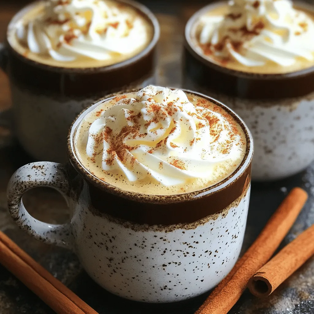 To make the best homemade cinnamon coffee, you need a few simple items: - 2 cups brewed coffee (your choice of blend) - 1 teaspoon ground cinnamon - 2 tablespoons sugar or sweetener of choice - 1 tablespoon vanilla extract - ¼ cup half-and-half or milk (dairy or plant-based) - Whipped cream (optional, for topping) - Additional cinnamon sticks (for garnish, optional) These ingredients create a warm and cozy drink. You can enjoy it on a chilly morning or share it with friends. If you don’t have some ingredients, here are a few swaps: - Coffee: Use decaf or flavored coffee if you prefer. - Sugar: Try honey, maple syrup, or a sugar substitute. - Vanilla extract: Use almond extract for a different flavor. - Milk: Almond milk, oat milk, or coconut milk work well too. These options can keep your coffee tasty while fitting your needs. Each ingredient in cinnamon coffee has its perks: - Brewed coffee: Contains antioxidants. It may boost your mood and energy. - Ground cinnamon: Can lower blood sugar levels and has anti-inflammatory properties. - Sugar or sweetener: Provides quick energy. Just use it in moderation. - Vanilla extract: Contains antioxidants and can help improve your mood. - Half-and-half or milk: Gives calcium and protein, important for strong bones. - Whipped cream: Adds a fun treat but enjoy it in small amounts. Together, these ingredients not only taste great but can also provide you with health benefits. For the complete recipe, check out the Full Recipe. Start by brewing your coffee. You can use any method you like, such as a drip coffee maker or a French press. Aim for a strong coffee, as it will balance well with the cinnamon. You need about two cups of brewed coffee for this recipe. In a small saucepan, combine your brewed coffee with ground cinnamon, sugar, and vanilla extract. Stir well to ensure the sugar dissolves completely. Heat this mixture gently over low heat. Avoid boiling it; just warm it for about five minutes. This step allows the flavors to blend nicely. While the coffee mixture warms, froth the half-and-half or milk. You can use a milk frother, whisk, or even shake it in a sealed jar. Aim for a light and airy texture. This will add a nice, creamy layer to your coffee. Once everything is ready, pour the warm cinnamon coffee into your favorite mugs, filling them about three-quarters full. If you like, top each cup with whipped cream. A sprinkle of extra ground cinnamon on top adds a lovely touch. For a fun garnish, place a cinnamon stick in each mug before serving. Enjoy your homemade cinnamon coffee! To make your cinnamon coffee shine, you need balance. Start with strong coffee. A bold blend will hold up to the sweetness and spice. Use one teaspoon of ground cinnamon for a warm hint. If you want more spice, add a little more, but be careful not to overpower the coffee. Sweetness is key too. Two tablespoons of sugar will give a nice touch. Adjust this to fit your taste. A splash of vanilla extract adds depth and makes each sip special. To boost the cinnamon flavor, try these tips. Use fresh ground cinnamon instead of old. Fresh spices always taste better. You can also add a pinch of nutmeg for warmth. If you love a richer taste, infuse the cinnamon in the coffee longer. Heat it gently for five minutes to let the flavors mix well. For a twist, use a cinnamon stick while brewing. This adds a subtle flavor and looks great! Many make the same errors when crafting cinnamon coffee. Don’t use too much cinnamon at once. It can turn bitter. Avoid boiling the mixture, which can ruin the taste. Always stir well to dissolve the sugar completely. If you skip frothing the milk, your coffee may lack creaminess. Lastly, serve it right away for the best flavor. Letting it sit will change the taste and texture. Keep these tips in mind for a perfect homemade cinnamon coffee experience. {{image_2}} To make iced cinnamon coffee, start with the same base recipe. Brew your coffee strong and let it cool. Add ground cinnamon, sugar, and vanilla as you would in the hot version. Once cool, pour the mixture over ice. Top with your frothed milk and enjoy a refreshing treat. This cold drink is perfect for hot days! For an espresso twist, brew a shot of espresso instead of regular coffee. Mix the espresso with ground cinnamon and sugar in a small cup. Stir in vanilla extract. Then, froth your milk and pour it over the espresso mix. This version gives you a rich and bold flavor. It’s perfect for a quick pick-me-up! You can easily switch up your cinnamon coffee to match the seasons. In the fall, add pumpkin puree and pumpkin spice to your recipe. Stir in some brown sugar for a sweet touch. For winter, try adding a splash of peppermint extract for a festive twist. These variations keep your coffee exciting all year round! For the full recipe, check back at the beginning. To store leftover cinnamon coffee, let it cool first. Pour it into an airtight container. Seal it well to keep out air. Store it in the fridge for up to three days. If you want to keep it longer, freeze it in small portions. This way, you can enjoy it later without losing flavor. When you're ready to enjoy your cinnamon coffee again, reheat it on the stove or in the microwave. If using the microwave, heat in short bursts. Stir between each burst to ensure even heating. Avoid boiling, as this can change the taste. If you like, add a pinch of fresh cinnamon when reheating for an extra flavor boost. - Brewed coffee: Best used within three days when stored in the fridge. - Ground cinnamon: Can last up to three years in a cool, dry place. - Sugar or sweetener: Has a long shelf life and can be stored away from moisture. - Vanilla extract: Lasts for years if kept tightly sealed and stored in a dark place. - Half-and-half or milk: Use within a week of opening, but check for expiration dates. - Whipped cream: If store-bought, use within a week of opening. Homemade whipped cream should be used within three days. By knowing how to store and reheat your cinnamon coffee, you can enjoy its rich flavors longer! The best way to make homemade cinnamon coffee starts with brewing your coffee. You can use a drip machine, French press, or any method you prefer. After brewing, mix in ground cinnamon, sugar, and vanilla in a small pot. Heat this mixture gently to blend the flavors. Finally, froth your milk or half-and-half, pour the coffee, and top it with whipped cream if you like. This makes a cozy cup of cinnamon coffee. Yes, you can use cinnamon sticks instead of ground cinnamon. Just add two or three sticks to your brewed coffee instead of using ground cinnamon. Heat the coffee with the sticks for a longer time. This will let the flavor seep in well. Just remember to remove the sticks before serving. Cinnamon offers several health benefits when added to coffee. It can help lower blood sugar levels and improve heart health. Cinnamon also has antioxidants, which protect your cells. Plus, it may boost your brain function and improve digestion. Combining it with coffee can enhance these effects, making your drink not just tasty but also healthy. Cinnamon Bliss Coffee differs from regular coffee mainly in flavor and ingredients. This recipe uses ground cinnamon, sugar, and vanilla to create a sweet and spicy drink. Regular coffee is often plain and bitter. The warm spices in Cinnamon Bliss Coffee give it a rich, comforting taste that makes it a special treat. Absolutely, you can use non-dairy milk in this recipe. Almond, oat, or soy milk all work well. Choose your favorite non-dairy option to add creaminess. Just froth it as you would with regular milk. This keeps the drink delicious and suitable for those who avoid dairy. Homemade cinnamon coffee is easy to make and fun to drink. You learned about the best ingredients and how to brew your coffee. We discussed substitutions if you need them and shared health benefits. I gave tips for flavor and common mistakes to avoid. You can try variations like iced or seasonal drinks, too. Remember to store extras properly for the best taste. Now, you have all you need to enjoy a wonderful cup of cinnamon coffee at home. Enjoy your brewing!