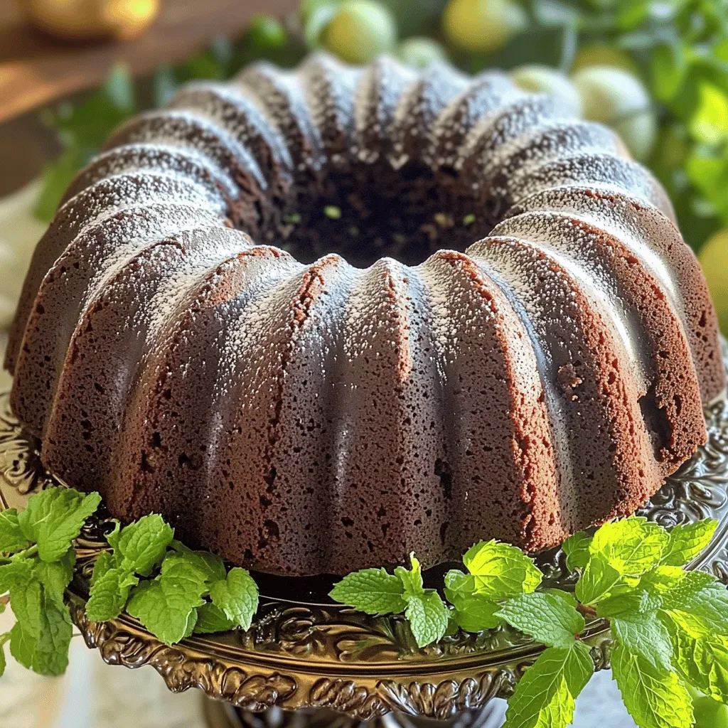 Delightful Chocolate Zucchini Bundt Cake Recipe
