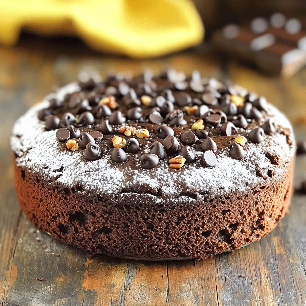 Rich Dark Chocolate Zucchini Cake Perfectly Moist Delight