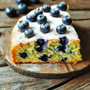 For a delicious Blueberry Zucchini Cake, gather these simple ingredients: - 1 cup grated zucchini - 1 cup fresh blueberries - 1 ½ cups all-purpose flour - 1 teaspoon baking soda - 1 teaspoon baking powder - ½ teaspoon salt - 1 teaspoon ground cinnamon - ½ cup granulated sugar - ½ cup brown sugar - ½ cup vegetable oil - 2 large eggs - 1 teaspoon vanilla extract - ½ cup chopped walnuts (optional) - Zest of 1 lemon - Powdered sugar for dusting Each ingredient plays a key role in this cake. The zucchini adds moisture, while the blueberries bring sweetness. The mix of sugars balances the flavors. The spices like cinnamon add warmth and depth. Don’t skip the lemon zest; it brightens the taste. For a nutty crunch, add walnuts. For the full recipe and step-by-step instructions, check out the Blueberry Zucchini Bliss Cake 🫐🥒. 1. Preheat your oven to 350°F (175°C). Grease and flour an 8-inch cake pan. This step helps the cake come out easily. 2. In a medium bowl, mix together the flour, baking soda, baking powder, salt, and cinnamon. Set this bowl aside. 3. In a large mixing bowl, whisk together the granulated sugar, brown sugar, and vegetable oil. Make sure they blend well. 4. Add the eggs one at a time. Whisk well after each egg. Stir in the vanilla extract and lemon zest for a bright flavor. 5. Gradually add the dry ingredients into the wet mixture. Stir until just combined. Avoid overmixing to keep the cake light. 1. Gently fold in the grated zucchini and fresh blueberries. This adds moisture and flavor to the cake. 2. Pour the batter into the prepared pan. Smooth the top with a spatula for an even bake. 3. Bake in the preheated oven for 35-40 minutes. Check for doneness by inserting a toothpick in the center. It should come out clean. 1. Once baked, let the cake cool in the pan for about 10 minutes. This helps it set before moving. 2. Carefully transfer the cake to a wire rack to cool completely. This prevents sogginess and keeps the texture just right. Follow these steps for a delicious blueberry zucchini cake. For a detailed list of ingredients, check the Full Recipe. Enjoy baking! How to avoid overmixing When mixing your batter, stir gently. Mix just until the flour disappears. Overmixing makes the cake tough. This is key for a light, fluffy result. Ensuring even baking To bake evenly, place your cake pan in the center of the oven. This allows hot air to flow freely around the cake. Rotate the pan halfway through baking for the best results. Using the right pan Use an 8-inch square or round pan for this recipe. Grease and flour the pan well. This prevents sticking and helps your cake come out smoothly. Choosing the best zucchini Select small, firm zucchinis. Look for ones that feel heavy for their size. Fresh zucchini adds moisture and flavor to the cake. Fresh vs. frozen blueberries Fresh blueberries work best, but thawed frozen blueberries can be used too. Ensure they are dry before mixing. This avoids extra moisture in your batter. Tips for walnuts and lemon zest Chop walnuts into small pieces for an even crunch. Add lemon zest for a bright flavor. Just one teaspoon adds a lovely zing to the cake. Dusting with powdered sugar Before serving, dust the cake with powdered sugar. This adds sweetness and a beautiful look. Use a fine mesh strainer for even coverage. Decorative serving ideas Serve slices on colorful plates for a festive feel. Add a few fresh blueberries on the side for decoration. A sprig of mint can also brighten the plate nicely. {{image_2}} You can change the flavor of the Blueberry Zucchini Cake in many fun ways. Try adding spices like nutmeg or ginger for warmth. You can also use extracts, like almond or lemon, to enhance the taste. If you want to swap fruits, try using raspberries or cranberries instead of blueberries. These fruits add a tart touch. Mixing in different nuts, like pecans or almonds, gives the cake a nice crunch and adds depth. For those needing gluten-free options, use almond or coconut flour instead. This keeps the cake tasty while meeting dietary needs. If you want vegan substitutions, replace the eggs with flax eggs or applesauce. You can also use plant-based oil for moisture without losing flavor. Reducing sugar is another great way to make this cake healthier. You can cut the sugar in half or use natural sweeteners like honey or maple syrup. This way, you enjoy the cake without too much guilt. Serving your cake with a glaze or frosting can take it to the next level. A simple lemon glaze adds brightness. For a richer option, cream cheese frosting pairs nicely with the cake's flavor. The cake goes well with whipped cream or a scoop of ice cream. These sides add creaminess and balance the cake's sweetness. Enjoy experimenting with these variations to make your Blueberry Zucchini Cake unique! For the complete recipe, check out the Full Recipe section. To keep your Blueberry Zucchini Cake fresh, store it at room temperature for a few days. Place it in an airtight container. This will keep it moist and tasty. If you live in a hot area, consider refrigerating it. Wrap the cake well in plastic wrap or foil before putting it in the fridge. If you want to save the cake for later, freezing is a great option. Cut the cake into slices. Wrap each slice tightly in plastic wrap and then place them in a freezer bag. This way, you can enjoy a slice whenever you wish! To thaw, remove a slice from the freezer. Let it sit at room temperature for about 30 minutes or microwave it for 15 seconds for a quick warm-up. The cake will last about 3 to 5 days in the fridge. In the freezer, it can last up to 3 months. Always check for signs of spoilage. If you see mold or a sour smell, it is best to throw it away. Keeping an eye on these details will help you enjoy your Blueberry Zucchini Cake at its best! Can I use other types of flour? Yes, you can use whole wheat flour or almond flour. Each will change the taste and texture. Whole wheat gives more fiber, while almond flour adds a nutty flavor. Is it possible to make this cake ahead of time? Yes, you can bake the cake a day before. Store it in an airtight container. This keeps it fresh and moist. How can I make the cake healthier? Use less sugar or a sugar substitute. You can also add more zucchini for extra nutrients. Consider using applesauce instead of oil for lower fat. What if my cake doesn't rise? Check if your baking soda and baking powder are fresh. Old leavening agents may not work well. Make sure to mix your wet and dry ingredients properly. Why is my cake dense? Overmixing can lead to a dense cake. Mix until just combined. Also, ensure you measure your flour correctly. Too much flour can make it heavy. How do I know when the cake is done? Insert a toothpick into the center. If it comes out clean, the cake is ready. If there’s wet batter on it, bake a few more minutes. Can I replace sugar with a sugar substitute? Yes, you may use stevia or erythritol. Adjust the amount based on the type you choose. Always check the package for conversion info. What to do if I don't have vanilla extract? You can use almond extract or simply skip it. The cake will still taste great without it. Can I make this cake without nuts? Yes, feel free to leave out the walnuts. The cake will still be moist and delicious without them. This cake, packed with zucchini and blueberries, is simple to make. Start with easy steps, and remember to mix dry and wet ingredients carefully. Try different fruits or nuts for variation. Store it properly to keep it fresh. If you face issues, refer to the FAQs for quick solutions. Enjoy making this tasty treat, and share it with friends and family!