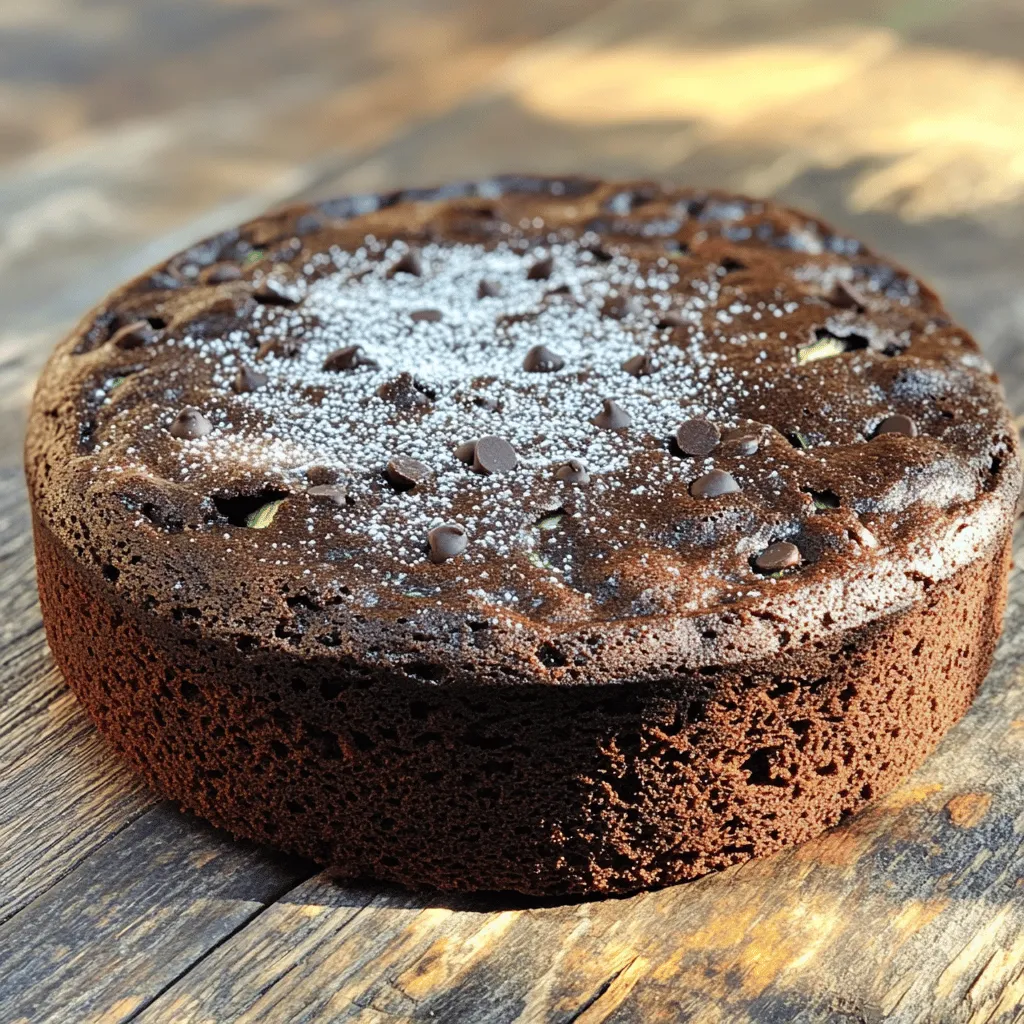 Chocolate Zucchini Cake Delicious and Easy Dessert