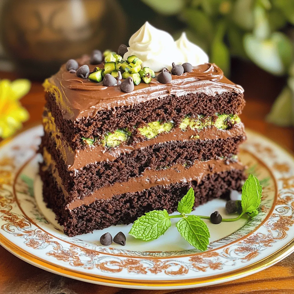 Easy Zucchini Chocolate Layer Cake Deliciously Simple