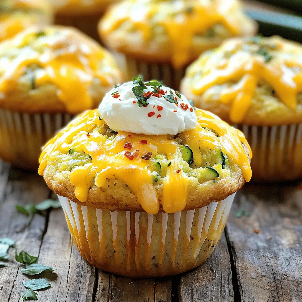 Bisquick Zucchini Cheddar Muffins Flavorful and Easy