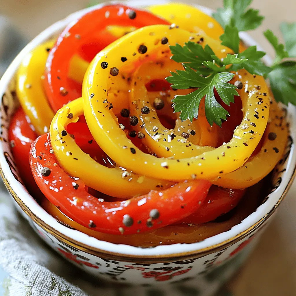 Sweet and Spicy Pickled Peppers Flavorful Easy Treat