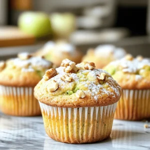 To make these moist and tasty muffins, you need key ingredients. Here’s what you will need: - 1 cup grated zucchini (about 1 medium zucchini) - 1 cup unsweetened applesauce - 1/3 cup vegetable oil or melted coconut oil - 1/2 cup brown sugar - 1/2 cup granulated sugar - 2 large eggs - 1 teaspoon vanilla extract - 1 1/2 cups all-purpose flour - 1 teaspoon baking powder - 1 teaspoon baking soda - 1 teaspoon ground cinnamon - 1/2 teaspoon salt These ingredients create a base for the perfect muffin. Zucchini adds moisture while applesauce gives a natural sweetness. You can enhance your muffins by adding some optional ingredients. Consider these for extra flavor and crunch: - 1/2 cup chopped walnuts or pecans - 1/4 cup pumpkin seeds These add texture and healthy fats to your muffins. Use them if you like a nutty taste. If you have dietary needs, you can make simple swaps. Here are some substitutes: - For gluten-free muffins, use a gluten-free flour blend instead of all-purpose flour. - To replace eggs, use 1/4 cup of unsweetened applesauce or 1 mashed banana per egg. - For a lower sugar option, try using coconut sugar or a sugar substitute. These swaps keep your muffins tasty while fitting your diet. You can find the full recipe [here](#). First, I preheat the oven to 350°F (175°C). This step is crucial for even baking. Next, I line a muffin tin with paper liners. You can also use cooking spray on the tin. Grating the zucchini is next. I use one medium zucchini, which gives about one cup of grated zucchini. Make sure to squeeze out extra moisture from the zucchini. This keeps the muffins from being too wet. In a large mixing bowl, I combine the grated zucchini and unsweetened applesauce. Then, I add 1/3 cup of vegetable oil or melted coconut oil. I mix in 1/2 cup of brown sugar and 1/2 cup of granulated sugar until it is smooth. Next, I add two large eggs, mixing well after each one. I also add 1 teaspoon of vanilla extract for flavor. In a separate bowl, I whisk together 1 1/2 cups of all-purpose flour, 1 teaspoon of baking powder, 1 teaspoon of baking soda, 1 teaspoon of ground cinnamon, and 1/2 teaspoon of salt. I gradually add these dry ingredients to the wet mixture. I mix until everything is just combined. Overmixing can make the muffins tough, so I am careful here. If I want extra crunch, I fold in 1/2 cup of chopped walnuts or pecans and 1/4 cup of pumpkin seeds. Now, I divide the batter evenly among the muffin cups, filling them about 2/3 full. I bake the muffins in the preheated oven for 18-22 minutes. To check if they are done, I insert a toothpick in the center. If it comes out clean, the muffins are ready. After baking, I let them cool in the tin for 5 minutes. Finally, I transfer the muffins to a wire rack to cool completely. For a lovely touch, I serve them warm with a sprinkle of powdered sugar or a dollop of cream cheese spread on top. For the full recipe, check the earlier section! To get moist muffins, use fresh zucchini. Grate it just before adding to the mix. Do not squeeze out the moisture. This helps keep your muffins soft. Applesauce adds more moisture too. Use unsweetened applesauce for the best taste. If your batter seems too thick, add a splash more applesauce. This small change makes a big difference. Use an oven thermometer to check your oven's heat. Sometimes, ovens are not accurate. Preheat your oven well before baking. Line your muffin tin with paper liners for easy removal. Fill each muffin cup about two-thirds full. This allows room for rising. Rotate the pan halfway through baking for even cooking. This tip helps all muffins bake the same. Store your muffins in an airtight container. This keeps them fresh for up to three days at room temperature. For longer storage, place them in the fridge. They will last about a week this way. You can also freeze muffins for up to three months. Wrap each muffin well in plastic wrap, then place them in a freezer bag. Thaw them in the fridge before serving. Enjoy warm muffins anytime! {{image_2}} You can make gluten-free applesauce zucchini muffins. Use a gluten-free flour blend instead of all-purpose flour. Make sure it has a good mix of starches and fibers. This keeps the muffins light and moist. You may also want to add a bit of xanthan gum. It helps with texture. Follow the same steps in the full recipe for mixing and baking. Want to add a sweet twist? Toss in some chocolate chips or your favorite dried fruits. Chocolate chips give a rich taste. Dried fruits like raisins or cranberries add chewiness. Mix in about half a cup of either option. Stir them in with the dry ingredients. This makes each muffin a delightful surprise. For a savory take, try adding herbs and cheese. You can mix in a handful of shredded cheese, like cheddar or feta. Fresh herbs like basil or chives add a great flavor. Just chop them finely and fold them into the batter. This twist turns your muffins into a savory snack. Perfect for lunch or a quick breakfast! After baking your applesauce zucchini muffins, let them cool completely. Once cool, place them in an airtight container. This helps keep them fresh. You can store them at room temperature for up to three days. For longer storage, consider the fridge. Just make sure the container seals tight. This way, your muffins stay moist and tasty. If you want to save muffins for later, freezing is a great option. Wrap each muffin in plastic wrap. Then, place them in a freezer bag. Make sure to squeeze out as much air as possible. Label the bag with the date. You can freeze the muffins for up to three months. When you need a quick snack, just pull one out! Reheating applesauce zucchini muffins is simple. You can use the microwave or an oven. For the microwave, heat for about 15-20 seconds. This warms them up nicely. If you prefer the oven, set it to 350°F (175°C). Place the muffins on a baking sheet and heat for about 5-10 minutes. This keeps them soft and delicious. Enjoy your muffins warm! Yes, you can use frozen zucchini. Just thaw it first and drain any extra water. This keeps your muffins from becoming soggy. Frozen zucchini works well because it still has great flavor. To make these muffins vegan, swap the eggs for flax eggs. Use one tablespoon of ground flaxseed mixed with three tablespoons of water for each egg. Let it sit for five minutes to thicken. You can also use a plant-based oil instead of regular oil. Applesauce adds natural sweetness without extra fat. It also provides fiber and vitamins. Zucchini is low in calories but high in water and nutrients. It adds moisture and helps keep the muffins soft. Both ingredients make these muffins a healthy choice. To check if the muffins are done, insert a toothpick into the center of one. If it comes out clean or with a few crumbs, they are ready. If the toothpick has wet batter, bake them for a few more minutes. Yes, you can make mini muffins! Just fill the mini muffin tin with the batter. Bake for about 10-15 minutes, checking for doneness with a toothpick, just like with regular muffins. Enjoy these bite-sized treats with your family! For the full recipe, check out the details above. In this post, we explored how to make delicious applesauce zucchini muffins. We covered key ingredients, optional add-ins, and substitutions for dietary needs. The step-by-step instructions ensure you mix, bake, and store them with ease. I shared tips to keep your muffins moist and fresh, plus variations to personalize your recipe. Whether you go for a sweet or savory spin, these muffins are a great choice. Enjoy baking and sharing these tasty treats!