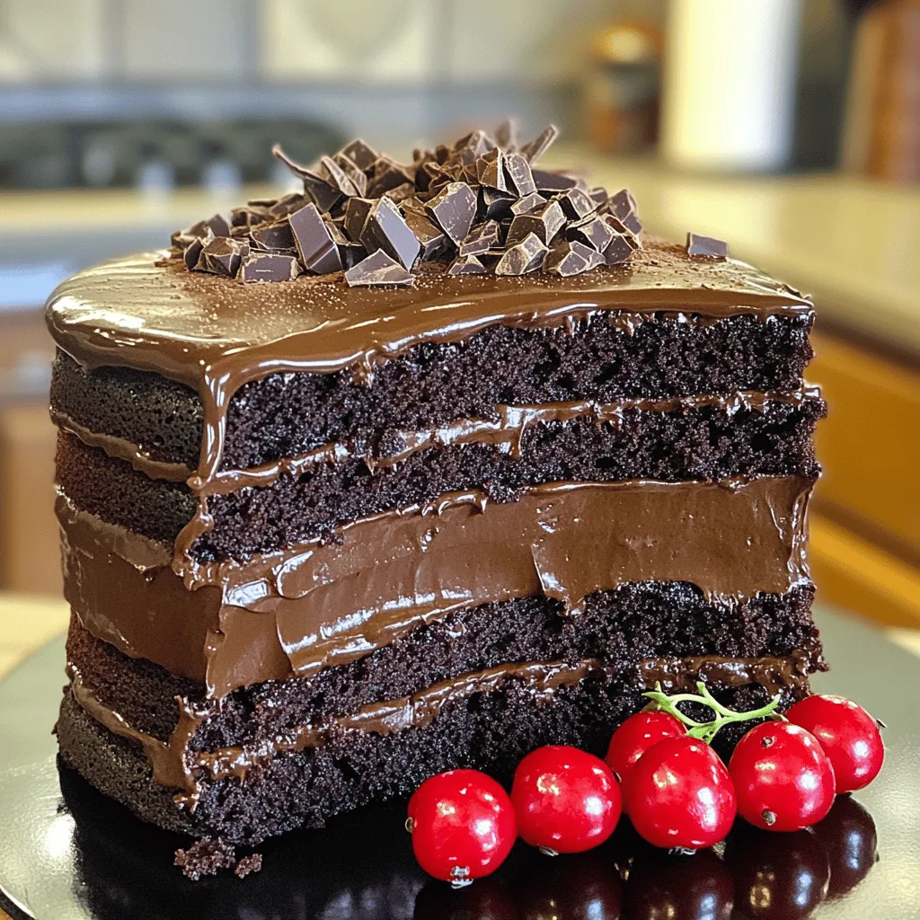 Deep Dark Secret Chocolate Cake Irresistible Delight
