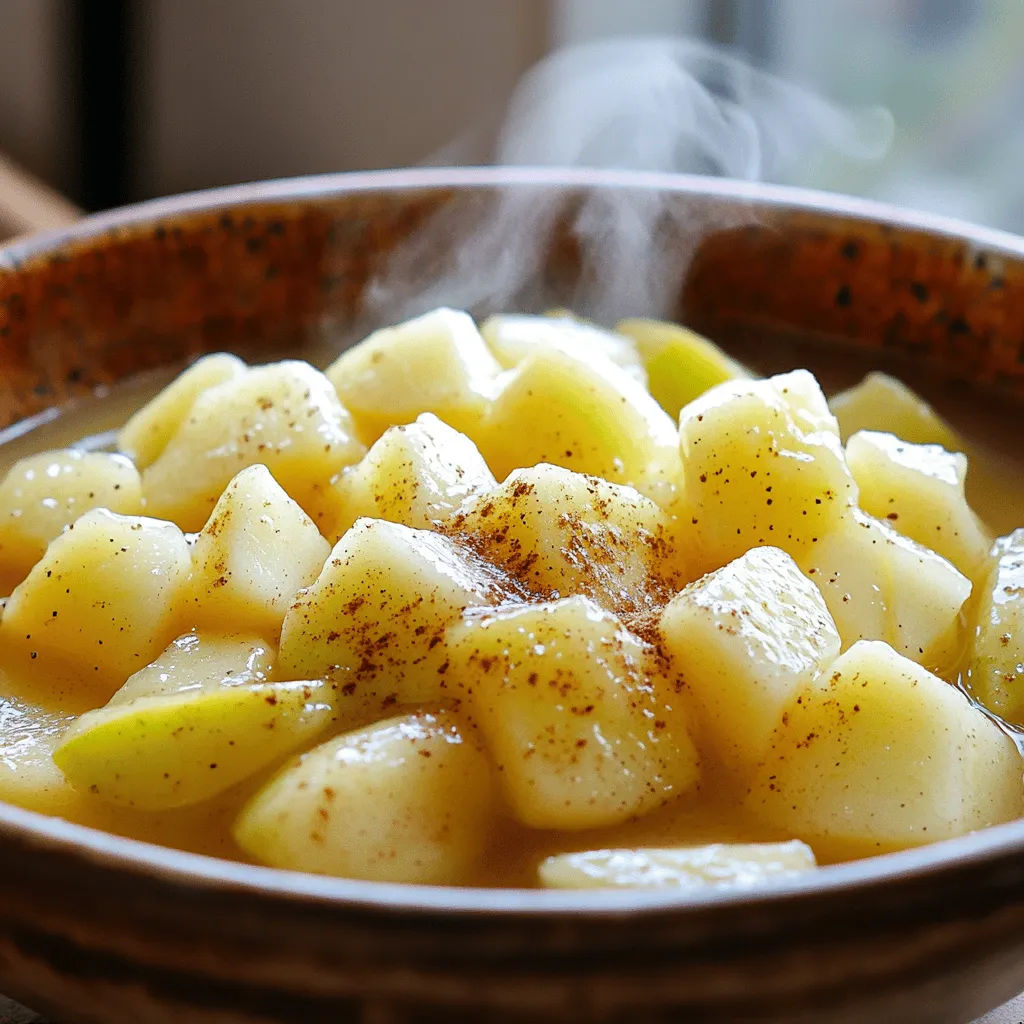 Hot Buttered Apple Sauce With Cinnamon Recipe Delight