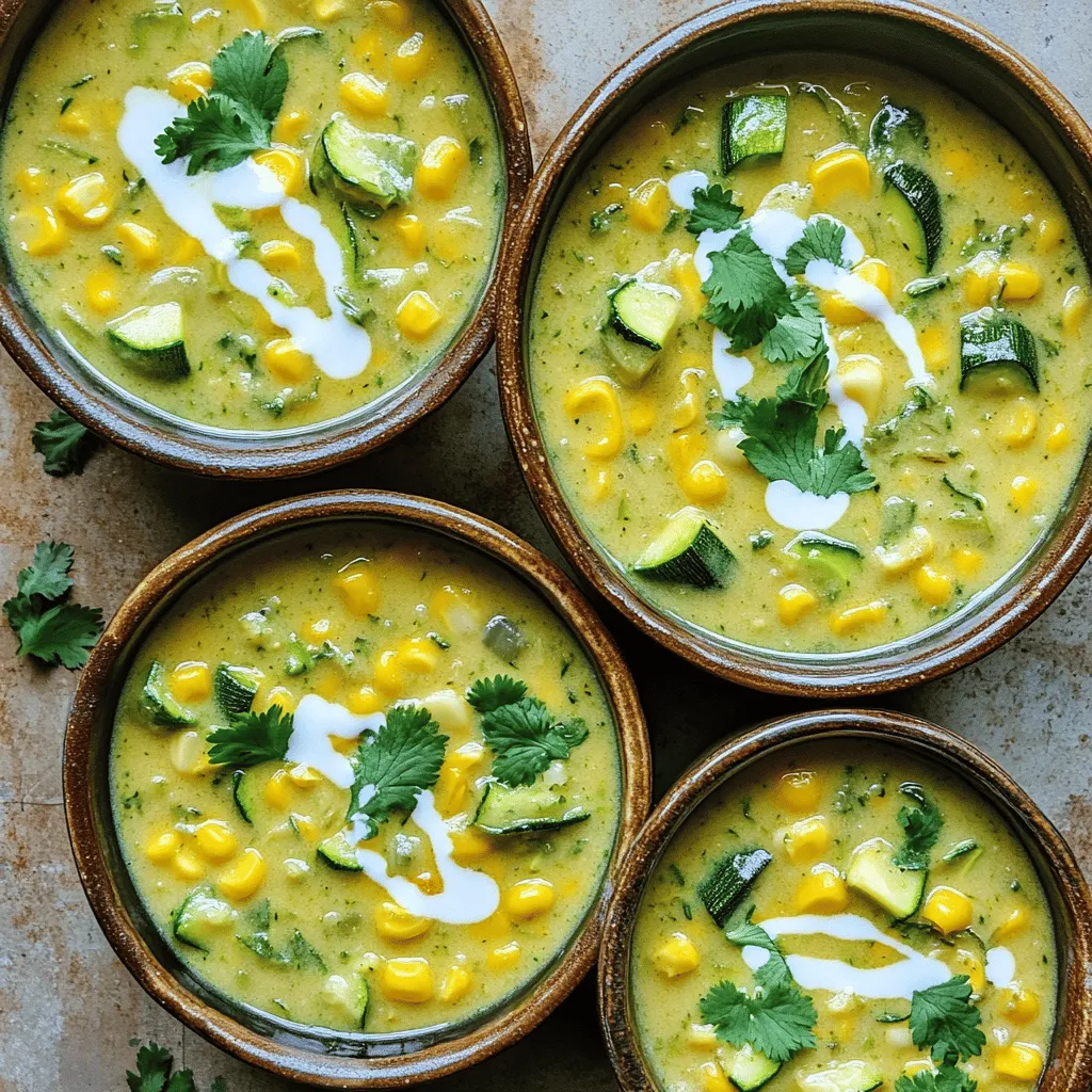 Zucchini Corn Chowder Hearty and Flavorful Recipe