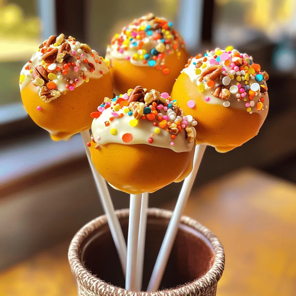 Pumpkin Cake Pops Delightful and Easy Recipe