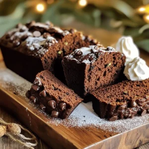 - 1 cup grated zucchini - 1 cup all-purpose flour - 1/2 cup cocoa powder - 1 teaspoon baking soda - 1/2 teaspoon baking powder - 1/4 teaspoon salt - 1/2 teaspoon cinnamon - 1/2 cup granulated sugar - 1/2 cup brown sugar - 1/2 cup vegetable oil - 2 large eggs - 1 teaspoon vanilla extract - 1 cup semi-sweet chocolate chips - Optional: 1/2 cup chopped walnuts or pecans To make Chocolate Zucchini Bread, gather these ingredients. Grated zucchini adds moisture and nutrition. You’ll need one medium zucchini to get one cup. The cocoa powder gives the bread its rich chocolate flavor. Next, you will want flour, baking soda, and baking powder. These help the bread rise and create a soft texture. For sweetness, we use both granulated sugar and brown sugar. The brown sugar adds a rich taste. A hint of cinnamon enhances the flavors, making every bite special. Then, we add the liquids. Vegetable oil ensures the bread stays moist. Eggs bind everything together. A splash of vanilla extract adds warmth. Finally, don't forget the chocolate chips! They melt and create gooey pockets of chocolate. If you like, toss in walnuts or pecans for crunch. You can find the Full Recipe with exact measurements and steps to create this delicious treat. Enjoy baking! - Preheat your oven to 350°F (175°C). - Grease or line a 9x5-inch loaf pan with parchment paper. This helps the bread release easily after baking. - In a medium bowl, whisk together the flour, cocoa powder, baking soda, baking powder, salt, and cinnamon. Mixing these helps to evenly distribute the leavening agents and flavors in your bread. - In a large bowl, mix the granulated sugar, brown sugar, and vegetable oil until combined. This step is key for a sweet and moist loaf. - Beat in the eggs one at a time, making sure each one is fully mixed in. - Incorporate the vanilla extract for added flavor. - Gradually fold the dry ingredients into the wet mixture until just combined. Be careful not to overmix; we want a soft bread. - Carefully fold in the grated zucchini and chocolate chips. This adds moisture and delicious chocolatey flavor, making every bite rich. - Pour the batter into the prepared loaf pan. Spread it evenly for even baking. - Bake for 50-60 minutes. Check doneness by inserting a toothpick in the center. It should come out clean. - Cool the bread in the pan for 10 minutes. This helps it set and makes it easier to remove. - Transfer the bread to a wire rack to cool completely. This allows air to circulate around it, keeping it from getting soggy. - Ensure your zucchini is well-drained to avoid excess moisture. - Do not overmix the batter for a tender loaf. Overmixing can lead to a dense bread. - Slice and serve on a wooden board for a rustic look. - Garnish with powdered sugar or whipped cream to elevate the dish. - Use high-quality semi-sweet chocolate chips for best flavor. They melt beautifully and add richness. - Consider dark chocolate for a richer taste that pairs well with the zucchini. {{image_2}} You can easily change the taste of your chocolate zucchini bread. Adding spices can bring new depth to the flavor. For example, try adding nutmeg or a pinch of espresso powder. This will enhance the chocolate taste. You can also mix in some citrus zest. Lemon or orange zest adds a bright, fresh note. This simple change can make your bread stand out. If you want to make a healthier version, there are easy swaps you can try. First, substitute applesauce for part of the oil. This keeps the bread moist while cutting down on fat. You can also use whole wheat flour instead of all-purpose flour. This adds fiber and makes the bread a bit more filling. These swaps keep the rich taste while making it a bit better for you. Adding mix-ins can bring fun textures and flavors. Consider including dried fruits like cranberries or raisins. Shredded coconut also works well and adds sweetness. You can also experiment with nuts or seeds. Chopped walnuts or pecans add a nice crunch. Each mix-in can change the bread’s character, making it unique every time you bake. Store your chocolate zucchini bread in an airtight container. It will stay fresh at room temperature for up to 3 days. This makes it easy to grab a slice for breakfast or a snack. If you want to keep it longer, refrigerate it. It stays good for up to 1 week in the fridge. You can also freeze it for up to 3 months. Just wrap it tightly in plastic wrap or aluminum foil. This helps to keep the moisture in and the flavor fresh. When you’re ready to enjoy your frozen bread, thaw it overnight in the refrigerator. This makes it easier to reheat. Warm slices in the microwave for about 15-20 seconds. You can also use a toaster to get a nice crisp on the outside. Enjoy your moist and rich chocolate zucchini bread! Yes, ensure it is thawed and drained well before using. Frozen zucchini can work well, but excess moisture may affect your bread's texture. Make sure to squeeze out any extra liquid after thawing. A toothpick should come out clean from the center. This simple test helps you check if the bread is fully baked. If the toothpick has wet batter on it, bake for a few more minutes. This can occur from overmixing or adding too much zucchini. Mixing the batter too much can make it tough. Also, if you add more zucchini than the recipe calls for, it can make the bread heavy. Substitute eggs with flax eggs and use a vegan-friendly chocolate option. To make a flax egg, mix one tablespoon of ground flaxseed with three tablespoons of water. Let it sit for a few minutes to thicken. It offers the benefits of zucchini but is still a treat; moderation is key. Zucchini adds moisture and nutrients, yet the sugars and fats in the recipe mean it’s best enjoyed in small amounts. Please refer to the Full Recipe section for detailed measurements and instructions. This blog post guides you through making delicious Chocolate Zucchini Bread. We covered the essential ingredients, easy step-by-step instructions, and helpful tips for best results. Remember to drain the zucchini well and avoid overmixing the batter for a light loaf. You can also explore fun variations and storage methods to enjoy this treat longer. Baking is all about creativity, so feel free to add your own twist! Enjoy your baking journey and savor every bite of this unique bread.