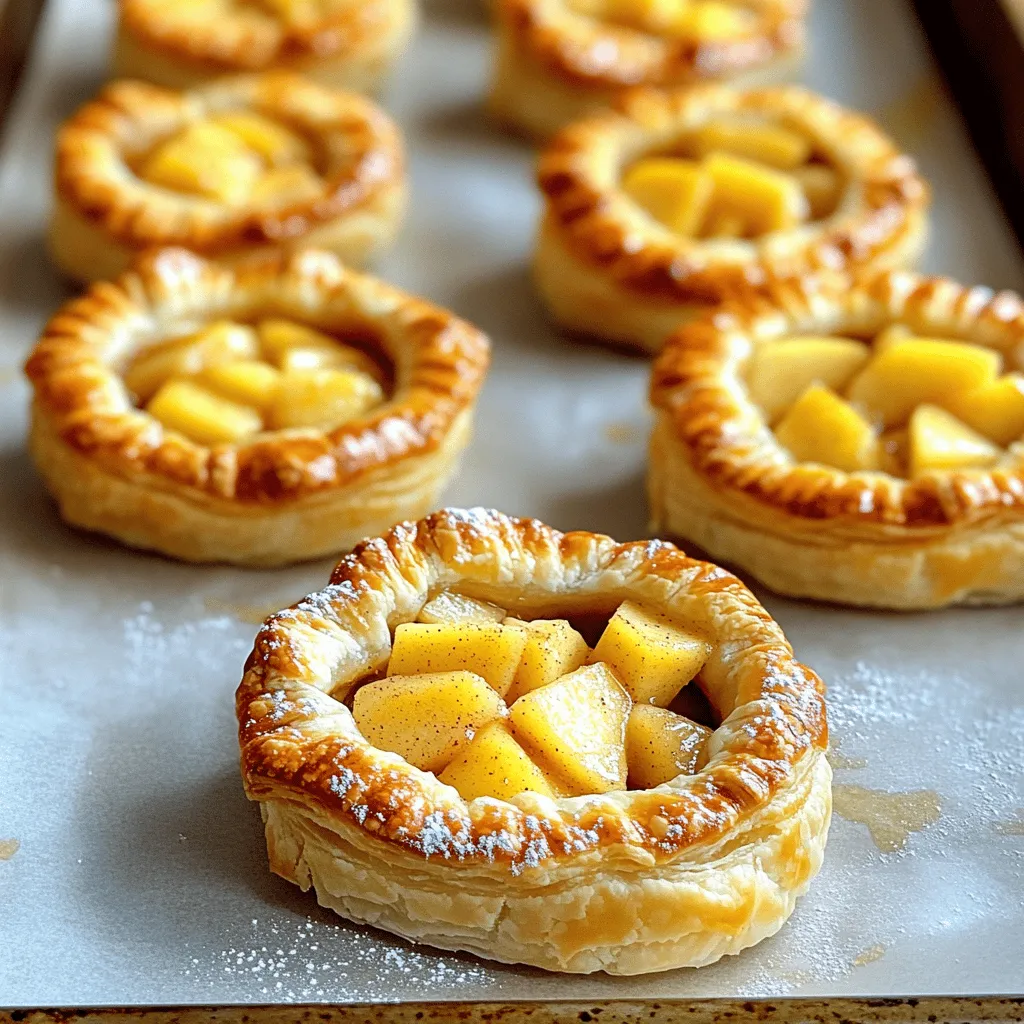 Mini Apple Pies With Puff Pastry Delightful Treat