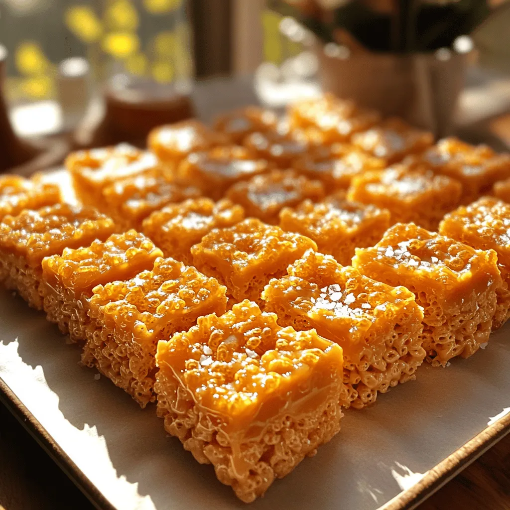 Brown Butter Dulce de Leche Rice Krispie Treats Delight