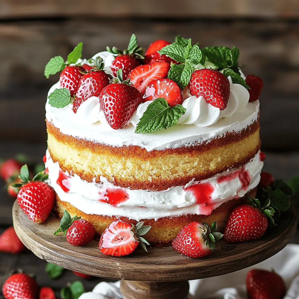 Best Strawberry Cake – Fresh Cream Cake Delight