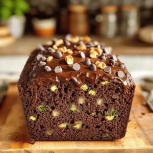 To make this delicious bread, you need some key items: - 1 medium zucchini, grated (about 1 cup) - 1 cup all-purpose flour - 1/2 cup cocoa powder - 1/2 teaspoon baking soda - 1 teaspoon baking powder - 1/4 teaspoon salt - 1/2 cup maple syrup - 1/2 cup unsweetened applesauce - 1/4 cup almond milk (or any plant-based milk) - 1 teaspoon vanilla extract - 1/2 cup dairy-free chocolate chips - 1/4 cup chopped walnuts (optional) These ingredients create a moist and rich bread. The grated zucchini adds moisture without a strong flavor. The cocoa powder gives a deep chocolate taste. You can enhance your bread with a few extra goodies: - Dairy-free chocolate chips - Chopped walnuts Adding chocolate chips makes each slice extra sweet. Walnuts bring a nice crunch and healthy fats. Feel free to mix and match based on your taste! If you want to change things up, here are some swaps: - Use agave syrup or honey instead of maple syrup. - Try oat milk or soy milk instead of almond milk. These substitutions keep your bread tasty while adjusting for dietary needs or preferences. Experiment to find your perfect blend! For the full recipe, check the section above. First, you need to preheat your oven to 350°F (175°C). This step is key for the bread to rise well. While the oven heats, grease a 9x5 inch loaf pan. If you prefer, you can line it with parchment paper. This makes it easier to remove the bread later. In a large bowl, combine the grated zucchini with maple syrup, applesauce, almond milk, and vanilla. Use a spatula to mix well until everything blends smoothly. The zucchini adds moisture and helps keep the bread soft. Make sure there are no dry spots. In a separate bowl, whisk together the flour, cocoa powder, baking soda, baking powder, and salt. Whisking helps to break up any lumps in the dry mix. This step is important for even flavor and texture in your bread. Now, gently add the dry mixture to the wet ingredients. Stir with a spatula until just combined. Avoid overmixing; it's okay if the batter has a few lumps. Overmixing can make the bread tough. Fold in the dairy-free chocolate chips and walnuts if you choose to use them. This adds great texture and flavor. Make sure to distribute them evenly throughout the batter for the best taste in every bite. Pour the batter into your prepared loaf pan. Spread it evenly. Bake in the preheated oven for 50-60 minutes. Check doneness by inserting a toothpick into the center. If it comes out clean, your bread is ready. Once done, let the loaf cool in the pan for about 10 minutes before moving it to a wire rack. You can find the full recipe above for more details. To get soft and fluffy bread, follow these tips: - Use fresh zucchini. Grate it just before mixing. - Do not overmix the batter. Stir gently until combined. - Let the batter rest for a few minutes before baking. This helps with rising. - Ensure your baking powder and baking soda are fresh. Old leavening agents can lead to dense bread. For extra flavor, consider adding: - A pinch of cinnamon. It pairs well with chocolate. - A splash of almond extract for a nutty twist. - A few drops of peppermint extract for a refreshing kick. - Chopped fresh mint or basil for a unique touch. To keep your bread fresh: - Store it in an airtight container at room temperature. - For longer storage, wrap it in plastic wrap and freeze. - To reheat, slice and pop it in the toaster for a crispy edge. - Alternatively, warm slices in the microwave for a soft texture. This recipe is simple and rewarding. Enjoy the deliciousness and share it with friends! You can find the Full Recipe linked above. {{image_2}} You can easily make this vegan chocolate zucchini bread gluten-free. Simply replace all-purpose flour with gluten-free flour blends. Look for blends that contain a mix of rice flour, tapioca starch, and potato starch. These blends work well and provide a nice texture. You may also try almond flour for a nutty flavor, but adjust the amount since it absorbs more moisture. If you want different sweeteners, there are many options. You can use agave syrup instead of maple syrup for a lighter taste. Coconut sugar is another great choice, adding a hint of caramel flavor. You can also try using date paste for a more natural sweetness. Each sweetener can change the flavor slightly, so feel free to experiment and find what you like best. Adding flavors can make this bread even more exciting. You might consider adding spices like cinnamon or nutmeg for warmth. If you enjoy a bit of zest, orange or lemon zest can brighten the flavor. You can also fold in chopped fruits like bananas or apples for added moisture and sweetness. These small changes can create a unique twist on a classic recipe. Store your bread in an airtight container. Keep it in a cool, dry place. This helps maintain its moisture and flavor. If you have leftovers, it can last for about three days at room temperature. For longer freshness, consider refrigerating it. Wrap it well in plastic wrap before placing it in the fridge. To freeze your bread, follow these steps: 1. Allow the bread to cool completely after baking. 2. Wrap it tightly in plastic wrap. 3. Place the wrapped bread in a freezer-safe bag or container. 4. Label it with the date for easy reference. 5. To thaw, remove it from the freezer and let it sit at room temperature for a few hours. You can also thaw it overnight in the fridge. At room temperature, the bread stays fresh for about three days. If you refrigerate it, it can last up to a week. Freezing extends its life up to three months. This way, you can enjoy your vegan chocolate zucchini bread anytime! For the best taste, eat it fresh. For the full recipe, check out the earlier section. Yes, you can use other flours. Whole wheat flour adds fiber and flavor. Almond flour gives a nutty taste, but it changes texture. Gluten-free flour blends work, too. Just ensure the blend has xanthan gum for structure. If you lack zucchini, use carrots or mashed bananas. Grated carrots add sweetness and moisture. Mashed bananas give a rich taste. Both options change flavor but keep the bread moist. Check with a toothpick to test doneness. Insert it into the center of the loaf. If it comes out clean, the bread is ready. If it has wet batter, bake longer. Usually, it takes 50-60 minutes. Yes, this recipe uses maple syrup and applesauce. Maple syrup is a great natural sweetener. Applesauce adds moisture and a hint of sweetness. Together, they create a well-balanced flavor without refined sugar. Absolutely! Just omit the walnuts from the recipe. Replace almond milk with oat or soy milk for a nut-free option. This keeps the recipe safe for those with nut allergies while still being delicious. This blog post showed you how to make vegan chocolate zucchini bread. You learned about essential and optional ingredients, plus common substitutions. I also detailed step-by-step instructions for mixing, baking, and enhancing flavors. You found tips for storage and variations to explore. In conclusion, making this bread is fun and simple. It’s a delicious way to enjoy healthier baked goods. Experiment with flavors and find what you love most. Happy baking!