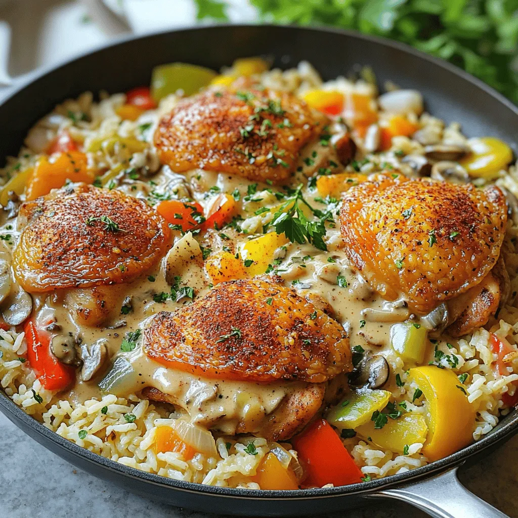 Easy Smothered Chicken and Rice Flavorful Comfort Meal