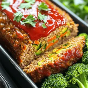 To make a moist and healthy turkey meatloaf, you will need: - 1 lb ground turkey - 1 cup rolled oats - 1/2 cup finely chopped onion - 2 cloves garlic, minced - 1/2 cup grated zucchini (squeeze out excess moisture) - 1/2 cup grated carrot - 1/4 cup low-sodium chicken broth - 1 large egg - 2 tablespoons Worcestershire sauce - 1 tablespoon Dijon mustard - 1 teaspoon dried thyme - 1 teaspoon dried oregano - Salt and pepper to taste - 1/4 cup ketchup (for topping) These ingredients create a tasty and healthy meatloaf. The ground turkey keeps the dish lean, while oats add fiber for extra nutrition. The veggies, like zucchini and carrot, provide moisture and flavor. You can enhance your turkey meatloaf with these optional ingredients: - 1/2 cup bell pepper, finely chopped - 1/4 cup fresh parsley, chopped - 1 teaspoon smoked paprika - 1 tablespoon hot sauce Adding these items gives your meatloaf a personal touch. The bell pepper adds crunch. Fresh parsley brings brightness, while smoked paprika gives a nice depth of flavor. If you want to make this dish even healthier, consider these substitutes: - Replace ground turkey with lean ground chicken. - Use quinoa instead of rolled oats. - Swap ketchup for a homemade tomato sauce. These changes keep the meatloaf moist while reducing calories and sodium. Every bite can still be delicious and nutritious, letting you enjoy guilt-free comfort food. For the full recipe, check out the complete details. To start, gather all your ingredients. You will need: - 1 lb ground turkey - 1 cup rolled oats - 1/2 cup finely chopped onion - 2 cloves garlic, minced - 1/2 cup grated zucchini (squeeze out excess moisture) - 1/2 cup grated carrot - 1/4 cup low-sodium chicken broth - 1 large egg - 2 tablespoons Worcestershire sauce - 1 tablespoon Dijon mustard - 1 teaspoon dried thyme - 1 teaspoon dried oregano - Salt and pepper to taste - 1/4 cup ketchup (for topping) Preheat your oven to 350°F (175°C). In a large bowl, mix the turkey, oats, onion, and garlic. Add in the zucchini and carrot. Then, pour in the chicken broth, egg, Worcestershire sauce, and mustard. Season with thyme, oregano, salt, and pepper. Use your hands or a spatula to combine everything, but don’t over mix. This keeps the meatloaf moist. Once mixed, shape the mixture into a loaf in a loaf pan. Smooth the top for even baking. Spread the ketchup on top for a tasty glaze. Place the loaf pan in the preheated oven. Bake for 50 to 60 minutes. The meatloaf should be golden brown and firm. This step is key to locking in flavor and moisture. To ensure your meatloaf is cooked, use a meat thermometer. Insert it into the center of the loaf. It should read 165°F (74°C). If you don’t have a thermometer, cut into the meatloaf. The juices should run clear, not pink. Let the meatloaf cool in the pan for about 10 minutes. This helps it set up for easier slicing. Try this recipe for a delicious meal! For the full recipe, check out the details above. To keep your turkey meatloaf moist, use the right ingredients. Ground turkey can be dry, so add grated zucchini and carrot for moisture. The rolled oats also help hold in liquid. Make sure to squeeze out excess moisture from the zucchini. This step is key to avoid a soggy loaf. Mixing in low-sodium chicken broth adds flavor and helps with texture. Lastly, avoid overmixing the meatloaf; it can make it tough. There are a few common mistakes I see often. First, don’t skip the egg. It binds the loaf and adds moisture. Next, be careful with the salt. Too much can dry out the meat. Also, check the oven temperature. If it’s too high, the outside will cook too fast, leaving the inside raw. Lastly, don’t forget to let it rest after baking. This helps the juices redistribute and keeps it juicy. For serving, slice the meatloaf and place it on a nice platter. Garnish with fresh parsley for color. Pair it with steamed broccoli or a garden salad for a balanced meal. Mashed potatoes or quinoa also work well. If you want a fun twist, serve it in a sandwich with whole grain bread. Enjoy your delicious creation! For the full recipe, check out the [Full Recipe]. {{image_2}} You can make your turkey meatloaf even tastier. Add-ins can boost flavor and texture. Try mixing in: - 1/2 cup chopped bell peppers for sweetness. - 1/4 cup diced mushrooms for earthiness. - 1/2 cup shredded cheese for creaminess. - Fresh herbs like parsley or basil for a bright touch. These add-ins can change the flavor profile. They also make your meatloaf unique. Experiment with your favorites to find the best mix. If you need gluten-free options, you can replace oats with almond flour. It keeps the texture light while cutting carbs. For a low-carb twist, try using cauliflower rice instead of oats. This option adds moisture without extra carbs. Both swaps will keep your meatloaf healthy and delicious. Meatloaf muffins are a fun twist on the classic recipe. They cook faster and are perfect for meal prep. To make them, use a muffin tin instead of a loaf pan. Portion the meat mixture into each muffin cup. Bake them for about 25-30 minutes. This method gives you perfectly sized portions. Plus, kids love them! After you enjoy your moist and healthy turkey meatloaf, let any leftovers cool down. Once cool, wrap the meatloaf tightly in plastic wrap or foil. You can also place it in an airtight container. This helps keep it fresh and tasty. Store it in the fridge for up to four days. Make sure to label your container with the date. This way, you can track how long it has been stored. If you want to keep your turkey meatloaf longer, freezing is a great option. Slice the meatloaf into pieces for easy serving later. Wrap each slice in plastic wrap, then place them in a freezer-safe bag. Be sure to remove as much air as possible. You can freeze it for up to three months. When you’re ready to enjoy it, just thaw it in the fridge overnight. To reheat your turkey meatloaf, preheat your oven to 350°F (175°C). Place the slices in a baking dish and cover with foil. Heat for about 20-25 minutes or until the meatloaf is warm throughout. You can also reheat it in the microwave. Use a microwave-safe plate and cover it with a damp paper towel. Heat in 30-second intervals until it’s warm. Enjoy your meal again with the same great taste! You can use ground chicken as a substitute for ground turkey. Both meats are lean and cook well. If you want to try something different, ground beef works too. Choose a lean cut to keep it healthier. Ground pork offers a richer taste but has more fat. Always check the fat content to fit your diet. To make meatloaf without breadcrumbs, use rolled oats. They add texture and help bind the meat. You can also use mashed potatoes or cooked quinoa. Both options keep the meatloaf moist and tasty. Just remember to adjust the liquid in your recipe to avoid excess moisture. Meatloaf lasts about three to four days in the fridge. Store it in an airtight container to keep it fresh. If you want to keep it longer, freeze it. Frozen meatloaf can last up to three months. Just thaw it in the fridge before reheating. For the best taste, eat it within a week. You learned how to make a tasty turkey meatloaf. We discussed the key ingredients and some healthy swaps. You now know how to prepare, bake, and check for doneness. I shared tips to keep it moist and common mistakes to avoid. You can even try fun variations, like meatloaf muffins. Proper storage keeps your leftovers fresh. Overall, turkey meatloaf is simple and full of flavor. Enjoy making it your own!