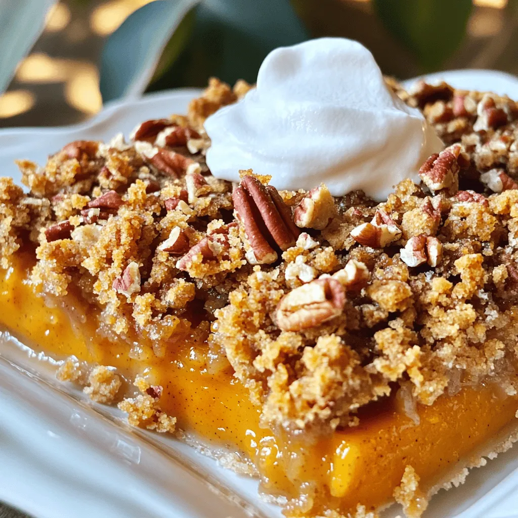 Pumpkin Pie Crisp Delicious Fall Dessert Recipe