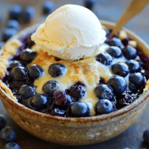 To make Texas-Style Blueberry Cobbler, you need just a few simple items. Here are the main ingredients: - 4 cups fresh blueberries (or frozen, thawed) - 1 cup granulated sugar, divided - 2 tablespoons lemon juice - 1 tablespoon cornstarch - 1 teaspoon vanilla extract - 2 cups all-purpose flour - 1 tablespoon baking powder - 1/2 teaspoon salt - 1/2 cup unsalted butter, melted - 1 cup milk - 1 teaspoon cinnamon - 1 tablespoon sugar (for topping) - Whipped cream or vanilla ice cream (for serving) These ingredients create a sweet and tangy filling with a soft, buttery topping. You can add some optional ingredients to enhance the flavor: - A pinch of nutmeg for warmth - Fresh mint leaves for garnish - A splash of almond extract for a nutty note These extras can make your cobbler unique and even tastier. If you don’t have an ingredient, don’t worry! Here are some swaps you can try: - Substitute honey or maple syrup for granulated sugar. - Use coconut flour instead of all-purpose flour for a gluten-free option. - Swap in non-dairy milk like almond or oat milk for a vegan choice. These substitutions allow you to customize the recipe to fit your needs while keeping it delicious. Don’t forget to check the [Full Recipe] for detailed guidance on making your cobbler shine! Start by preheating your oven to 350°F (175°C). This step is key for even baking. Grease a 9x13 inch baking dish with butter or cooking spray. This helps prevent sticking. In a large bowl, mix together 4 cups of blueberries, 3/4 cup of granulated sugar, 2 tablespoons of lemon juice, 1 tablespoon of cornstarch, and 1 teaspoon of vanilla extract. Stir well until everything is combined. Pour this blueberry mixture into your greased baking dish. In another bowl, whisk together 2 cups of all-purpose flour, 1 tablespoon of baking powder, 1/2 teaspoon of salt, and 1 teaspoon of cinnamon. This dry mix adds flavor and structure. In a separate bowl, mix 1/2 cup of melted unsalted butter with 1 cup of milk. Then, add this to your dry ingredients. Stir gently until just combined. Remember, do not overmix; lumps are okay! Next, drop spoonfuls of the batter over the blueberry layer. Try to cover as much surface as possible. This creates a lovely crust. Now, sprinkle 1 tablespoon of sugar on top for extra sweetness and crunch. Place your dish in the preheated oven. Bake for 45-50 minutes. You want it to be golden brown and bubbly. To check if your cobbler is ready, use a toothpick. Insert it into the batter part, not the blueberries. If it comes out clean, your cobbler is done! Let it cool for about 15 minutes before serving. This waiting time helps the flavors meld. Serve warm with whipped cream or a scoop of vanilla ice cream for a delightful treat. For the full recipe, check out the details in the previous sections. To make a great Texas-style blueberry cobbler, use fresh blueberries. They add the best flavor. If you use frozen ones, let them thaw first. This helps keep the cobbler from being too watery. Mix the blueberries gently with sugar and lemon juice. This will help release their juices. Don’t overmix the batter. It should be lumpy for the best texture. One common mistake is not greasing the baking dish. Greasing helps the cobbler come out easily. Another error is baking at the wrong temperature. Always preheat your oven to 350°F (175°C). If you bake it too long, the top can burn. Check the cobbler after 45 minutes. Use a toothpick to test if it’s done. If it comes out clean, it’s ready! Serve your cobbler warm for the best taste. Top it with whipped cream or vanilla ice cream for a treat. You can also sprinkle a few fresh blueberries on top. This adds color and makes your dish look nice. For a fun twist, serve it with a scoop of yogurt. This pairs well with the sweetness of the cobbler. Check out the Full Recipe for more details! {{image_2}} You can change the fruit in your cobbler. Try blackberries, raspberries, or peaches. Each fruit adds a unique taste. Mix and match for fun flavors. Just keep the same amount of sugar and cornstarch. This way, your cobbler stays sweet and thick. You can even use a mix of berries for a colorful treat. You can make this cobbler vegan. Use plant milk instead of regular milk. Swap butter for coconut oil or vegan butter. For gluten-free, use a gluten-free flour blend. These changes keep the taste while fitting your diet. You won't miss the regular ingredients at all. Toppings can change your cobbler's look and taste. Try adding nuts for crunch or oats for texture. A sprinkle of cinnamon gives warmth and flavor. You can drizzle honey or maple syrup for added sweetness. Serve your cobbler with whipped cream or vanilla ice cream for a creamy finish. The options are endless, so get creative! For the full recipe, check out the Texas-Style Blueberry Cobbler section. To keep your leftover cobbler fresh, let it cool completely. Then, cover it with plastic wrap or foil. You can also place it in an airtight container. Store it in the fridge for up to three days. This helps keep the flavors and texture nice. If you want to save cobbler for later, freezing works well. First, allow the cobbler to cool completely. Cut it into portions for easy thawing. Wrap each piece tightly in plastic wrap, then place them in a freezer bag. Label the bag with the date. You can freeze it for up to three months without losing flavor. When you're ready to enjoy your cobbler again, preheat your oven to 350°F (175°C). Place the cobbler in an oven-safe dish. Cover it with foil to keep it from drying out. Heat for about 20 minutes, or until warmed through. You can also use the microwave. Just heat it in short bursts, checking often to avoid overheating. Enjoy your Texas-Style Blueberry Cobbler warm, just like the first time! For the full recipe, check the section above. Texas-style cobblers have roots in Southern cooking. They blend Native American, African, and European traditions. Early settlers made cobblers with fresh fruits. Texas cooks often used local ingredients, like blueberries. Cobbler became a staple at family gatherings and potlucks. The dish is known for its simple yet rich flavors. Each cook adds their unique twist, keeping traditions alive. Yes, you can use frozen blueberries! Just make sure to thaw them first. Frozen berries work well in cobblers, keeping their sweet flavor. They also save time and are easy to find. Use the same amount as fresh berries in the recipe. This means 4 cups of thawed blueberries for tasty results. Blueberry cobbler is perfect for many occasions. Serve it at family dinners or summer picnics. It shines at barbecues and holiday gatherings too. This dessert is great for birthdays or potlucks. You can enjoy it as a sweet treat after any meal. Pair it with whipped cream or ice cream for extra fun. For the full recipe, check out the [Full Recipe]. This article covered all you need to make a great Texas-style blueberry cobbler. I shared key ingredients and how to swap them for more flavor. You learned step-by-step instructions for preparation, baking, and checking doneness. Tips helped you avoid common mistakes and perfect your dish. We also explored fun variations and storage tips. Remember, the best cobbler comes from using fresh ingredients and enjoying the process. Now, you are ready to impress everyone with your baking skills!