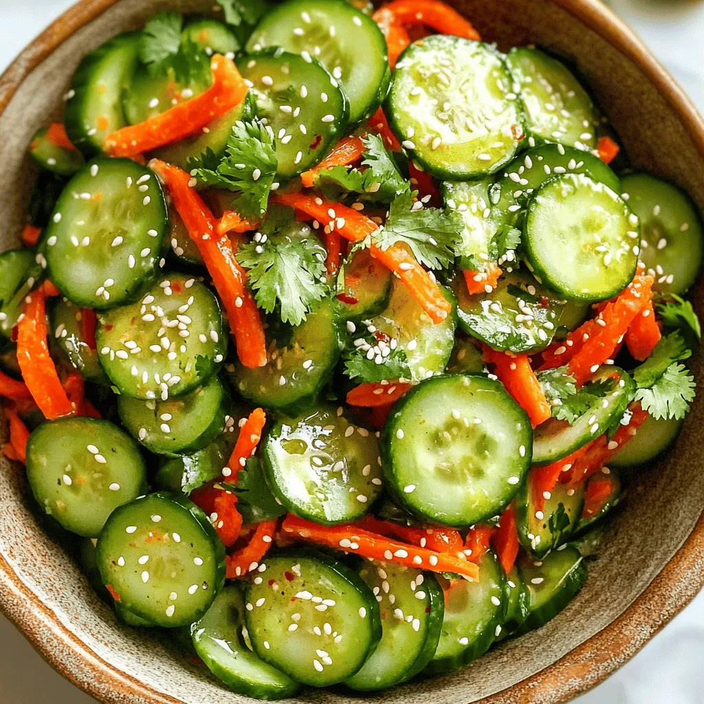 Spicy Cucumber Salad Fresh and Flavorful Delight