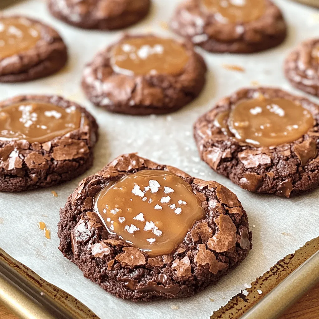 Salted Caramel Brownie Cookies Irresistible and Soft