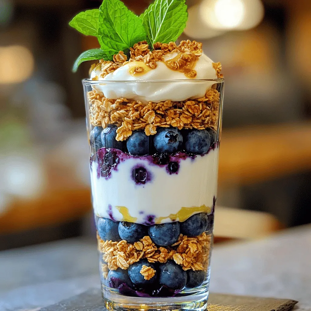 Blueberry Greek Yogurt Parfait Energizing Easy Recipe