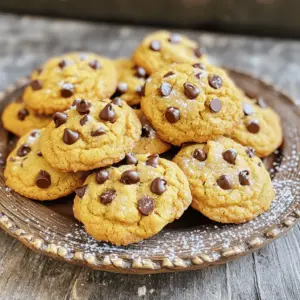 - 1 cup unsalted butter - 1 cup brown sugar, packed - 1/2 cup granulated sugar - 1 cup pumpkin puree (not pumpkin pie filling) - 1 large egg - 1 teaspoon vanilla extract - 2 cups all-purpose flour - 1 teaspoon baking soda - 1 teaspoon baking powder - 1 teaspoon ground cinnamon - 1/2 teaspoon ground nutmeg - 1/4 teaspoon ground ginger - 1/2 teaspoon salt - 1 cup chocolate chips (or nuts for variation) To achieve that perfect chewy bite, a few key ingredients matter. First, the brown sugar plays a big role. It has more moisture than white sugar, which helps keep the cookies soft. The brown butter adds rich flavor and a nutty taste. The combination of baking soda and baking powder helps the cookies rise while keeping them chewy. Using fresh pumpkin puree is crucial for taste. Store-bought pumpkin pie filling contains added sugars and spices. Fresh puree gives you the true pumpkin flavor. It also keeps the cookies moist. To make fresh puree, roast pumpkin chunks until soft, then blend until smooth. This step adds a homemade touch that makes your cookies stand out. You can easily modify this recipe to fit your needs. For a dairy-free option, substitute coconut oil for butter. If you want to skip eggs, use a flax egg instead. Just mix 1 tablespoon of flaxseed meal with 2.5 tablespoons of water. Let it sit for a few minutes until it thickens. For gluten-free cookies, use a 1:1 gluten-free flour blend. These substitutions ensure everyone can enjoy these tasty treats. For the complete recipe, check out the Full Recipe section. Start by melting the unsalted butter in a saucepan over medium heat. Stir it often to stop it from burning. As it heats, it will foam and then turn golden brown. This takes about 5 to 7 minutes. The nutty smell means it's ready! Remove it from heat and let it cool slightly. Brown butter adds a rich taste to your cookies. In a large mixing bowl, combine the brown butter, brown sugar, and granulated sugar. Mix them until smooth and creamy. Then, add in the pumpkin puree, egg, and vanilla extract. Beat all the wet ingredients together until they blend well. This mixture will give your cookies moisture and flavor. In a separate bowl, whisk together the dry ingredients. This includes the all-purpose flour, baking soda, baking powder, cinnamon, nutmeg, ginger, and salt. Mixing them separately ensures that the baking soda and powder spread evenly in the cookies. This step is key for a light, fluffy texture. Cover the bowl with plastic wrap and place it in the fridge for at least 30 minutes. Chilling the dough is important. It helps the cookies keep their shape while baking. You can use this time to clean up your kitchen or plan a fun way to serve your cookies. While the dough chills, preheat your oven to 350°F (175°C). This step is crucial for baking. The oven needs to be hot enough as soon as you put the cookies in. Line a baking sheet with parchment paper. This helps prevent sticking and makes cleanup easy. Once chilled, scoop rounded balls of dough onto the baking sheet. Leave about 2 inches between each ball. This space allows the cookies to spread while baking. Bake for 10 to 12 minutes. The edges should be set, and the centers will look soft and slightly underbaked. After baking, let them cool on the sheet for 5 minutes. Then, transfer them to a wire rack to cool completely. Enjoy your chewy pumpkin cookies! For the full recipe, check the recipe section above. To get that perfect chewy texture in your pumpkin cookies, start with the butter. Brown the butter until it is golden. This adds a rich, nutty flavor. Make sure you chill the dough for at least 30 minutes. A colder dough helps the cookies keep their shape while baking. Also, don’t bake them too long. Remove the cookies when the edges set, but the centers remain soft. This keeps them chewy and moist. Accurate measurements are key to great cookies. Use a dry measuring cup for flour. Spoon the flour into the cup gently, then level it off with a knife. This prevents packing too much flour, which can make your cookies dry. For brown sugar, pack it tightly into the measuring cup. This ensures you use the right amount, which adds moisture and sweetness. Mixing is important, but too much can ruin your cookies. Combine the wet and dry ingredients until just blended. You should still see some flour spots. Overmixing adds air and develops gluten, which makes cookies tough. If you fold in chocolate chips or nuts, do it gently. This will keep your cookies soft and chewy, just like you want them! {{image_2}} You can make these chewy pumpkin cookies even better by adding chocolate chips or nuts. Both options work great. If you love chocolate, stick with the chips. They melt and create gooey pockets of flavor. If you want crunch, try nuts like walnuts or pecans. You can even mix both! Use one cup of chocolate chips or nuts in the recipe. This gives you tasty choices for every bite. Want to boost the flavor? Adding more spices can help! You can try extra cinnamon, cloves, or allspice. Each spice brings a new layer of taste. Just add a little at a time. Start with half a teaspoon of each. Taste the dough before baking. This way, you can find the perfect balance for your cookies. A little spice can make a big difference. For a real pumpkin spice treat, use the classic pumpkin spice blend. This mix usually has cinnamon, nutmeg, ginger, and cloves. You can find pre-made mixes at the store or make your own. Use one to two teaspoons in the dough. This adds warmth and makes your cookies extra cozy. It’s perfect for fall or anytime you want a warm hug in cookie form. Check the Full Recipe for how to adjust the spices in your dough. To keep your chewy pumpkin cookies fresh, store them in an airtight container. This helps them stay soft. You can add a slice of bread to the container. The bread keeps the cookies moist. Place the cookies in a single layer if possible. If you stack them, use parchment paper between layers to avoid sticking. Freezing cookie dough is easy and smart. First, scoop the dough into balls using a cookie scoop. Place the dough balls on a baking sheet and freeze them for about an hour. Once frozen, transfer the dough balls to a freezer bag. Seal the bag tightly to prevent freezer burn. You can freeze the dough for up to three months. When you're ready to bake, just take them out and bake from frozen. Add a minute or two to the baking time. Baked cookies stay fresh for about a week at room temperature. If you want them to last longer, you can freeze them. To freeze baked cookies, let them cool completely. Then, wrap each cookie in plastic wrap or foil. Place them in a freezer-safe bag. They can last up to three months in the freezer. Just thaw them at room temperature before enjoying. For the full recipe, check out the entire guide! The chewy texture comes from the right balance of fat and sugar. Brown butter adds moisture and depth. The sugars dissolve well, making the dough soft. Chilling the dough helps too, keeping the cookies thick while baking. This way, the centers stay soft and chewy. No, you should not use pumpkin pie filling. Pumpkin pie filling has added spices and sugar. This can change the cookie's taste and texture. Always choose pure pumpkin puree for the best results. It will keep the flavor true and allow you to control the spices. Look for the edges to be set and the centers slightly soft. The cookies will firm up as they cool. Set a timer for 10 to 12 minutes. If the edges are golden brown, they are ready. Trust your eyes and nose; they will guide you. Yes, you can substitute brown sugar for granulated sugar. Brown sugar adds moisture and flavor. This will make the cookies chewier and richer. You can use the same amount to keep the recipe simple. Just remember that the cookies may spread a bit more. The best toppings include chocolate chips, nuts, or a glaze. You can also sprinkle some cinnamon sugar on top. For a festive touch, add a dusting of powdered sugar. Drizzle a cream cheese glaze for extra sweetness. Choose what you love most to make them special. For the full recipe, check out the detailed steps in the earlier section. These cookies blend warm spices and pumpkin for a tasty treat. You learned key steps, from mixing ingredients to baking. Using fresh pumpkin puree is crucial for flavor. Remember, tweaking ingredients can fit your needs, like allergies. Now, you have tips for storage and freezing, so you can keep them fresh. Enjoy the chewy texture and make these cookies your own. Happy baking!