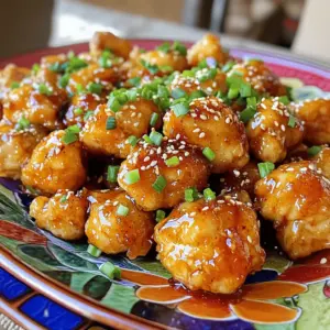 - 1 lb chicken breast, cut into bite-sized pieces - 1/2 cup honey - 3 cloves garlic, minced - 2 tablespoons soy sauce - 1 tablespoon cornstarch (for extra crispiness) - 1 teaspoon grated ginger - 1 teaspoon sesame oil - Chopped green onions - Sesame seeds These ingredients create a sweet and savory blend. Each piece of chicken soaks up the honey and garlic. The soy sauce adds saltiness, making it perfect. You can choose to add cornstarch for crunch. Ginger gives a nice kick, but it's optional. For garnishes, green onions and sesame seeds add color and taste. They make the dish look great, too. Using fresh ingredients makes a big difference in flavor. So always opt for quality when you can. - Whisking the Ingredients Start by grabbing a mixing bowl. Add 1/2 cup honey, 3 cloves minced garlic, 2 tablespoons soy sauce, 1 tablespoon apple cider vinegar, 1 teaspoon grated ginger, and 1/2 teaspoon black pepper. Mix these well. This creates a sweet and savory sauce. - Marinating the Chicken Next, take 1 pound of chicken breast and cut it into bite-sized pieces. Add the chicken to the bowl with the marinade. Make sure each piece gets a nice coating. Cover the bowl and let it sit for at least 30 minutes. For a richer taste, you can marinate up to 2 hours in the fridge. - Preheating the Air Fryer Turn on your air fryer and set it to 400°F (200°C). Let it heat for about 5 minutes. This step helps the chicken cook evenly and get crispy. - Cooking Time and Technique Place the marinated chicken bites in the air fryer basket in a single layer. Make sure they do not overlap. Cook for 10 to 12 minutes. Halfway through, shake the basket. This helps all sides cook nicely. Check that the chicken is golden brown and cooked through. - Drizzling the Sauce After cooking, transfer the chicken bites to a serving platter. Drizzle any leftover sauce over the chicken. This adds extra flavor and makes it look tasty. - Garnishing For a lovely touch, sprinkle some chopped green onions and sesame seeds on top. This adds color and crunch. Serve the chicken bites with toothpicks for easy eating! To make your chicken bites extra crispy, you can use cornstarch. Toss the marinated chicken in cornstarch right before cooking. This adds a nice crunch. Next, shake the basket halfway through cooking. This helps the chicken cook evenly and become crispier. For the best flavor, marinate the chicken for at least 30 minutes. If you have time, marinate it for up to 2 hours. This gives the chicken more time to soak in the sauce. You can also swap some ingredients. Try using maple syrup instead of honey or add a splash of lime juice for a tangy twist. To make a complete meal, serve these chicken bites with steamed broccoli or rice. Both pair well with the sweet sauce. For a fun touch, serve the chicken on a colorful platter with toothpicks. This makes it easy for guests to grab a bite. Garnish with chopped green onions and sesame seeds for a beautiful look. {{image_2}} You can switch up the protein in this recipe. Chicken thighs work well. They stay juicy and tender. Just use the same marinade. Cut them into bite-sized pieces. Tofu is a great option too. It absorbs flavors very well. Use firm or extra-firm tofu for the best texture. Press the tofu first to get rid of excess water. Then, cut it into cubes and marinate just like the chicken. Want to spice things up? Try a spicy honey garlic version. Add red pepper flakes or sriracha to the marinade. This gives a nice kick to your bites. For a sweet and sour twist, mix in some pineapple juice. Replace part of the honey with the juice. This adds a fruity layer that pairs perfectly with the garlic. If you're looking for gluten-free options, use tamari instead of soy sauce. It has a similar taste without gluten. For low-carb variations, skip the honey or use a sugar substitute. Adjust the marinade to keep the flavor strong. You can also pair these bites with veggies instead of rice. To store your honey garlic chicken bites, place them in an airtight container. This keeps them fresh and tasty. You can also use a resealable bag. Make sure to remove as much air as possible. In the fridge, they last for about 3 to 4 days. When reheating, aim for a method that keeps them crispy. Use an air fryer for the best results. Preheat the air fryer to 350°F (175°C). Heat the chicken bites for about 5–7 minutes. This ensures they warm up without losing crunch. To freeze, let the chicken bites cool completely. Spread them on a baking sheet in a single layer. Freeze them for about 1 to 2 hours. Once frozen, transfer them to a freezer bag. They can stay fresh for up to 3 months. When you want to eat them, thaw in the fridge overnight. You can cook them straight from frozen as well. Just add a few extra minutes to the cooking time in the air fryer for best results. To make these chicken bites healthier, you can use less honey or substitute it with a sugar-free sweetener. You can also use low-sodium soy sauce to cut down on salt. Adding more veggies on the side, like steamed broccoli or carrots, boosts nutrition. Yes, you can use frozen chicken breast. Just remember to thaw it first. It’s best to marinate the chicken after it’s fully thawed. This helps the flavors soak in better. Many sauces go well with honey garlic chicken bites. Here are a few favorites: - Sweet chili sauce - Soy sauce mixed with sesame oil - Spicy mayo - Ranch dressing These options add a tasty twist to the bites! Marinating the chicken is not strictly necessary, but it greatly improves flavor. If you have time, let it marinate for at least 30 minutes. For deeper flavor, try marinating it for up to 2 hours. Yes, you can make these chicken bites in a conventional oven. Preheat the oven to 400°F (200°C). Place the marinated chicken on a baking sheet and bake for about 20-25 minutes, flipping halfway. This ensures even cooking and a nice brown color! You learned how to make Air Fryer Honey Garlic Chicken Bites. We covered main ingredients like chicken, honey, and soy sauce. You also explored tips for extra crispiness and fun variations with proteins. Proper storage and reheating methods keep leftovers fresh. In the end, you have a delicious and flexible dish. Enjoy making it your own. Happy cooking!