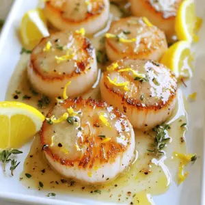 To make lemon garlic butter scallops, gather these ingredients: - 1 pound sea scallops, patted dry - 4 tablespoons unsalted butter - 3 tablespoons olive oil - 4 cloves garlic, minced - Zest and juice of 1 large lemon - 1 teaspoon fresh thyme leaves (or ½ teaspoon dried thyme) - Salt and pepper to taste - Fresh parsley, chopped for garnish These ingredients create a bright and rich dish. The scallops shine with the lemon and garlic flavors. You can elevate this dish with some simple garnishes: - Lemon wedges - Thyme sprigs - Extra chopped parsley These add color and freshness to your plate. They also enhance the lemony notes of the dish. If you need to change something, here are a few ideas: - Use ghee or coconut oil instead of butter for a dairy-free option. - Swap sea scallops for bay scallops if that's what you have. - Use lemon juice from a bottle if you lack fresh lemons. These substitutions still keep the dish tasty and enjoyable. Experimenting can lead to new flavor finds. To prepare scallops, start with fresh sea scallops. You need one pound. Pat them dry with a paper towel. This step helps them sear better. Season the scallops lightly with salt and pepper. This adds flavor and enhances the dish. Heat a large skillet over medium-high heat. Add two tablespoons of olive oil and two tablespoons of butter. Wait until the oil shimmers. Carefully add scallops in a single layer. Do not crowd them; cook in batches if needed. Sear them for about two to three minutes on one side. Look for a golden crust before flipping. Use tongs to flip them gently. Cook for about two more minutes until they are just opaque. Remove the scallops from the skillet and place them on a plate. In the same skillet, lower the heat to medium. Add the remaining two tablespoons of butter, minced garlic, and thyme. Cook this mixture for about one minute. The garlic should smell great. Stir in the lemon zest and juice next. Scrape any brown bits from the bottom of the pan. Allow the sauce to simmer for one to two minutes. This thickens the sauce slightly. Season with salt and pepper to taste. Finally, return the scallops to the skillet. Toss them gently in the garlic butter sauce to coat. Remove from heat and serve warm. To make the best scallops, you must start with fresh ones. Look for sea scallops with a sweet scent. They should feel firm and have a slightly shiny surface. Always pat them dry. This step helps them sear better. For a nice golden crust, don't overcrowd the pan. Cook in batches if needed. One common mistake is cooking scallops too long. They should be just opaque, not rubbery. Heat the skillet well before adding the scallops. If the butter burns, it can ruin the flavor. Also, don’t skip the resting time. Letting them sit for a minute after cooking helps them finish cooking gently. Serve your scallops on a white plate for a stunning look. Drizzle the lemon garlic butter sauce over the top for flavor and shine. Add lemon wedges and fresh thyme for a bright touch. You can pair them with a light salad or some crusty bread. This adds balance to your meal and makes it even more enjoyable. {{image_2}} You can boost the flavor of your lemon garlic butter scallops. Here are some ideas: - Spices: Add a pinch of red pepper flakes for heat. - Herbs: Fresh basil or dill can add brightness. - Wine: A splash of white wine in the sauce adds depth. - Mustard: Mix in a teaspoon of Dijon mustard for a tangy twist. These tweaks can change the taste, making it more exciting! Pairing your scallops with the right sides enhances the meal. Here are some great options: - Rice: Serve over fluffy jasmine or wild rice for a filling dish. - Vegetables: Roasted asparagus or sautéed spinach complements the scallops well. - Pasta: Light lemon pasta can be a nice base for the scallops. These sides make your meal colorful and delicious! If you want to switch things up, try these proteins instead of scallops: - Shrimp: Cooked the same way, shrimp give a sweet flavor. - Chicken: Thinly sliced chicken breasts work well with the sauce. - Tofu: For a plant-based option, use firm tofu. These alternatives keep the dish fresh and exciting! After enjoying your lemon garlic butter scallops, store any leftovers in an airtight container. Make sure to let them cool down first. This keeps them fresh for up to two days in the fridge. Always label your container with the date. This way, you’ll know when to eat them. To reheat your scallops, use a skillet over low heat. Add a small bit of butter or olive oil. This helps keep them moist. Heat for about 3-4 minutes, turning gently. Avoid high heat so they don’t overcook. You want them warm, not rubbery. If you have extra scallops, you can freeze them. Place them in a single layer on a baking sheet. Freeze until solid, then transfer them to a freezer bag. Be sure to remove as much air as possible. They can last up to three months. Thaw in the fridge before reheating. This keeps their flavor and texture intact. Cook scallops for about 2-3 minutes on one side. When they turn golden brown, flip them. Cook for another 2 minutes. They should be just opaque when done. Timing is key to avoid overcooking. Perfectly cooked scallops are tender and juicy. Yes, you can use frozen scallops. Just thaw them first. Place them in the fridge overnight or run them under cold water. Patted dry scallops will sear better. Make sure to remove excess moisture for a nice crust. Lemon garlic butter scallops pair well with many sides. Consider creamy risotto or garlic mashed potatoes. A fresh salad with lemon vinaigrette also works great. Steamed asparagus or green beans add color and nutrition. Enjoy the scallops with crusty bread to soak up the sauce. In this blog post, we explored how to prepare delicious scallops. We covered essential ingredients, step-by-step cooking methods, and helpful tips. You learned about flavor variations and how to handle leftovers. Scallops offer a great meal choice, and with the right techniques, you can cook them perfectly. I hope these insights help you enjoy scallops with confidence. Happy cooking!