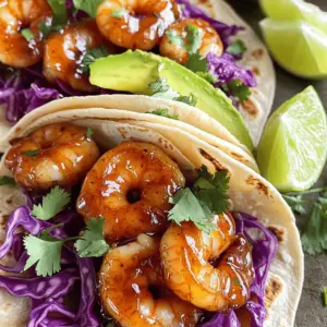 For my Honey Sriracha Shrimp Tacos, you will need: - 1 lb shrimp, peeled and deveined - 2 tablespoons honey - 2 tablespoons Sriracha sauce - 1 tablespoon lime juice - 1/2 teaspoon garlic powder - 1/2 teaspoon paprika - 1 tablespoon olive oil - Salt and pepper to taste - 8 small corn tortillas - 1 cup purple cabbage, shredded - 1/4 cup fresh cilantro, chopped - 1 avocado, sliced - Lime wedges for serving When I measure my ingredients, I focus on fresh and precise amounts. For shrimp, use one pound. For honey and Sriracha, two tablespoons each gives the right balance of sweet and spicy. A tablespoon of lime juice adds brightness. The garlic powder and paprika are half a teaspoon each. Olive oil also needs one tablespoon. Use salt and pepper to your taste. For tortillas, choose eight small corn ones. Aim for one cup of shredded purple cabbage and a quarter cup of chopped cilantro. Finally, one sliced avocado adds creaminess, and lime wedges are for serving. Quality makes a big difference. Choose fresh shrimp that smells like the ocean. The honey should be pure and not blended with other syrups. Look for Sriracha that has a good mix of heat and flavor. Fresh lime juice is best, so avoid bottled juice if possible. For spices, check the expiration date. Fresh herbs should look vibrant and not wilted. Use ripe avocados for creaminess. Finally, choose good corn tortillas that are soft and pliable. These small choices can elevate your tacos from good to great! Start by grabbing a medium bowl. Add 2 tablespoons of honey. Next, pour in 2 tablespoons of Sriracha sauce. Squeeze in 1 tablespoon of lime juice. Then, sprinkle in 1/2 teaspoon of garlic powder and 1/2 teaspoon of paprika. Drizzle 1 tablespoon of olive oil into the mix. Add salt and pepper to taste. Whisk everything until it becomes smooth and well-blended. Now, take your 1 lb of shrimp, which should be peeled and deveined. Toss the shrimp in the marinade. Make sure every piece gets a good coat. Let it sit for 15-20 minutes. This step helps the flavors soak in. Heat a skillet over medium-high heat. When the skillet is hot, add your marinated shrimp. Cook the shrimp for 2-3 minutes on each side. They should turn opaque and be fully cooked. Watch them closely to avoid overcooking. The shrimp will be tender and juicy when done. While the shrimp cooks, warm your corn tortillas. Use a separate skillet on low heat. Warm each tortilla for about 30 seconds on each side. This makes them soft and easy to fold. Once the shrimp is ready, it’s time to build your tacos. Place a generous amount of shrimp on each tortilla. Top them with 1 cup of shredded purple cabbage and slices of 1 avocado. Finally, sprinkle with 1/4 cup of chopped fresh cilantro. Serve the tacos right away with lime wedges on the side. These add a nice zesty flavor. Enjoy your Honey Sriracha Shrimp Tacos! To keep shrimp tender, cook them quickly. They cook fast, taking only 2-3 minutes per side. Watch for their color change. When they turn pink and opaque, they are done. If you overcook them, they become tough and rubbery. Always remove them from heat as soon as they’re cooked. Warm tortillas make a big difference. Place them in a skillet on low heat. Heat each side for about 30 seconds. This softens them, making them easy to fold. You can also wrap them in a damp cloth and microwave them for about 20 seconds. Choose small corn tortillas for the best flavor. Add extra flavor to your tacos with simple toppings. Fresh lime juice brightens the dish. You can also add sliced jalapeños for heat. If you want a cool touch, try sour cream or yogurt. Avocado adds creaminess and richness. Experiment with different herbs, like mint or basil, to make it unique. {{image_2}} You can swap shrimp for chicken or tofu. Chicken thighs work great. Cut them into small pieces. Marinate just like the shrimp. Cook until they are golden brown. For tofu, use firm tofu. Press it to remove water. Cut it into cubes, marinate, and then sauté. Both options bring unique flavors. Toppings add fun and flavor. Try using mango salsa for a sweet twist. You can also add diced tomatoes or jalapeños for added freshness. Consider using feta cheese or cotija for a creamy touch. Pickled red onions give a nice tang. Explore your favorites and mix them up! If Sriracha is too spicy, try sweet chili sauce instead. It adds sweetness without much heat. You can also use mild hot sauce for a less fiery kick. For a smoky flavor, try chipotle sauce. Each option gives a unique twist to your tacos. Keep experimenting to find your perfect heat level! After enjoying your Honey Sriracha shrimp tacos, you may have some leftovers. Store them in an airtight container. Keep the shrimp and tortillas separate. This helps maintain the taco's texture. You can refrigerate them for up to two days. If you want to keep them longer, freeze the shrimp and tortillas separately. They'll last up to three months in the freezer. To reheat the shrimp, place them in a skillet over medium heat. Stir them every minute until they are warm. This keeps the shrimp juicy. For the tortillas, warm them in a dry skillet for about 30 seconds on each side. This will make them soft and pliable again. Avoid microwaving the tortillas, as this can make them tough. Use glass or plastic containers with tight lids for best results. If freezing, use freezer-safe bags or containers. Remove as much air as possible from bags before sealing. This prevents freezer burn. Label your containers with the date to track freshness. This simple step helps you enjoy your tacos at their best. Yes, you can prepare the shrimp marinade ahead of time. Mix honey, Sriracha, lime juice, garlic powder, paprika, olive oil, salt, and pepper in a bowl. Store this mixture in the fridge for up to 24 hours. However, I recommend cooking the shrimp fresh. Cooked shrimp can lose their texture when stored. You can warm the tortillas and prepare toppings before serving. This way, you keep everything fresh and tasty. These tacos shine with some great sides. Here are some of my favorites: - Mexican street corn: Grilled corn with lime and cheese. - Black beans: Simple and flavorful. - Chips and salsa: A classic pairing. - Guacamole: Creamy and rich, it complements the shrimp. - Rice: Cilantro lime rice works well too. These sides add flavor and texture, making your meal more complete. The spice level is mild to medium. The Sriracha sauce gives a nice kick, but the honey balances it out. If you want less heat, reduce the Sriracha. You can also add more honey for sweetness. For more spice, add fresh jalapeños or a dash of cayenne pepper. Adjust it to your taste! Enjoy customizing your meal! You now have a complete guide to making Honey Sriracha Shrimp Tacos. We covered ingredients, preparation, and cooking steps. You learned tips to avoid overcooking shrimp and enhance flavors. I shared variations for different proteins and toppings to suit your taste. Plus, I included storage tips to keep leftovers fresh. Try making these tacos for a tasty meal. Enjoy exploring the different flavors and options!